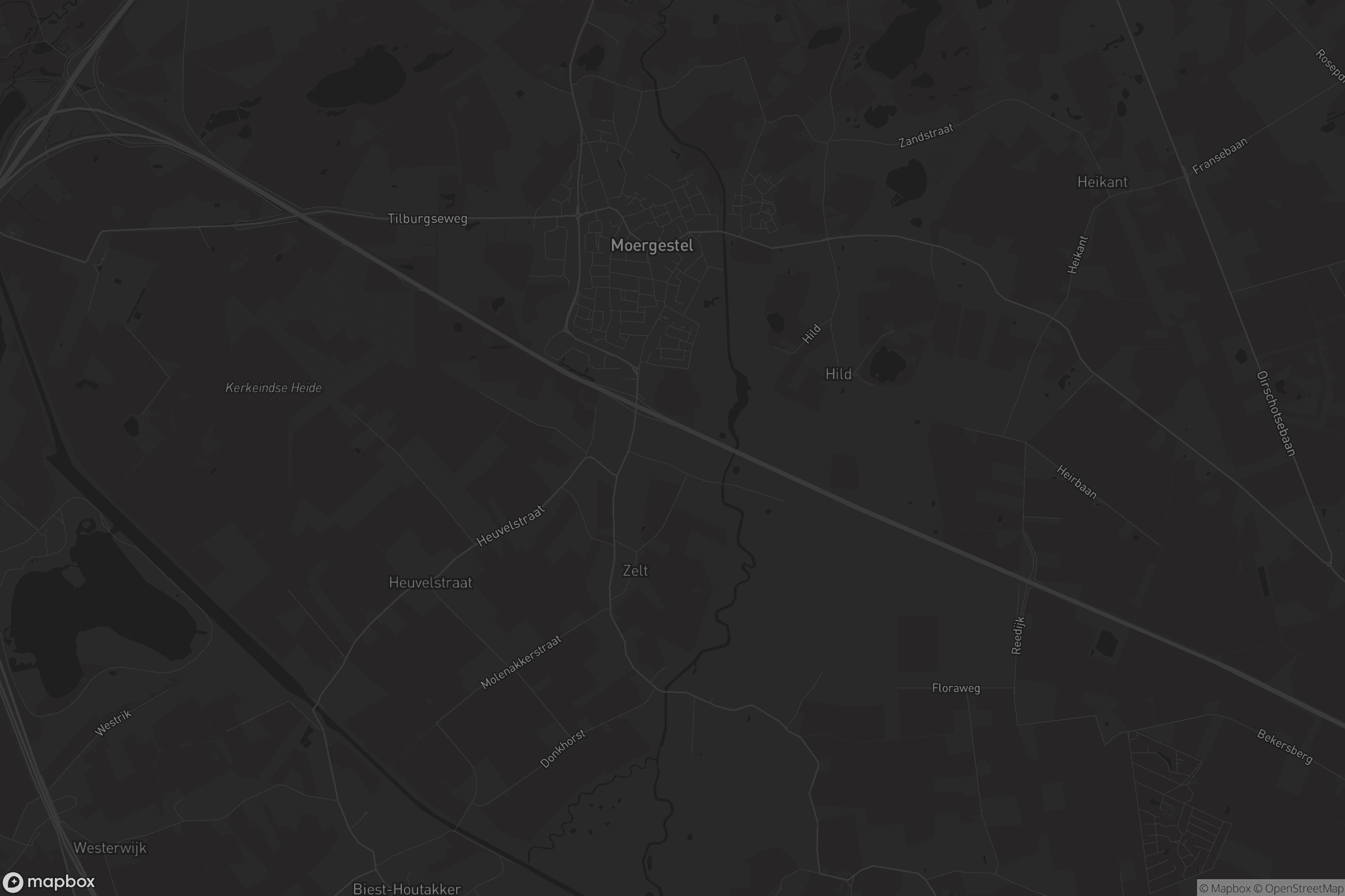 Kaart van Moergestel