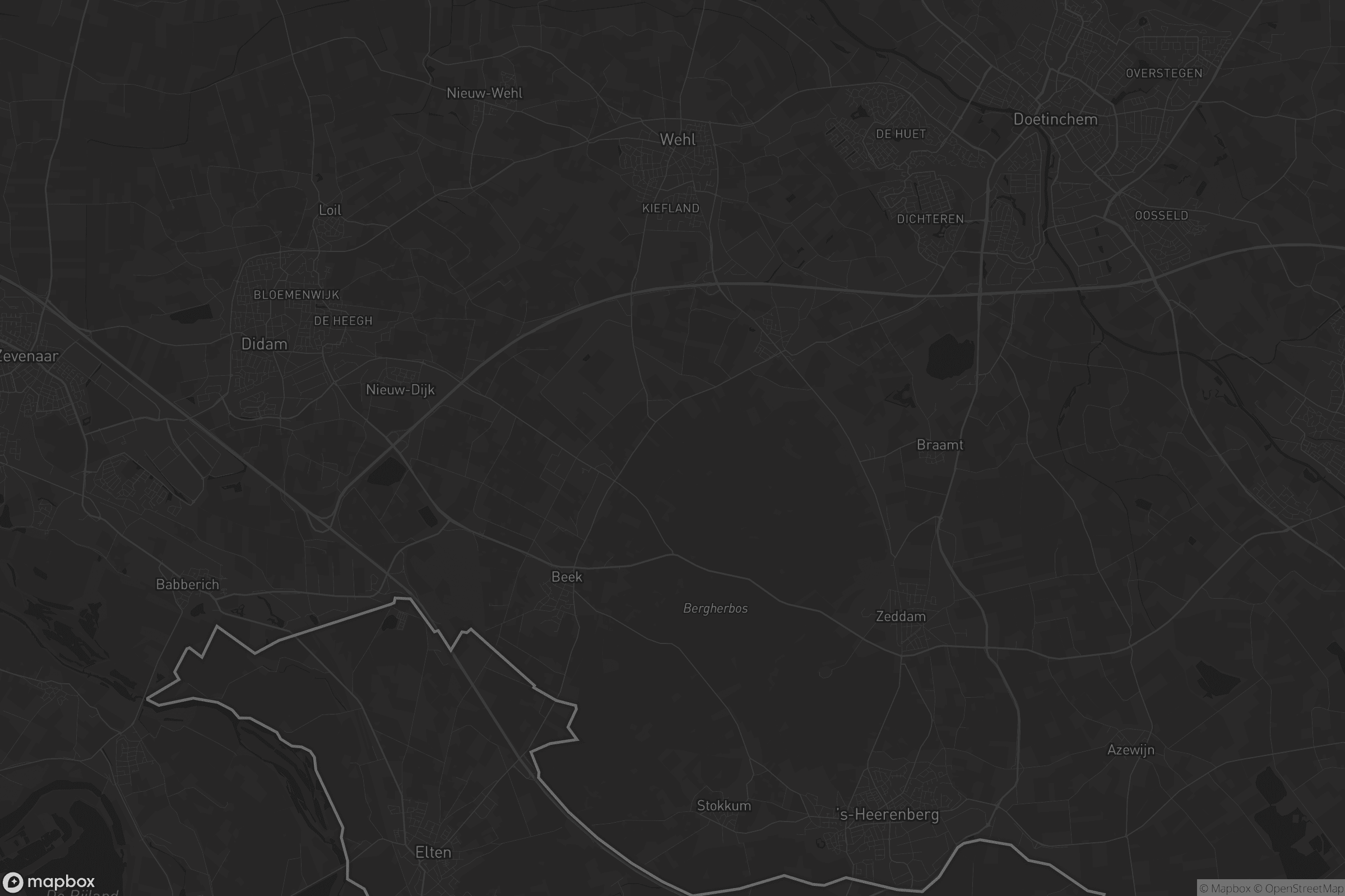 Kaart van Montferland