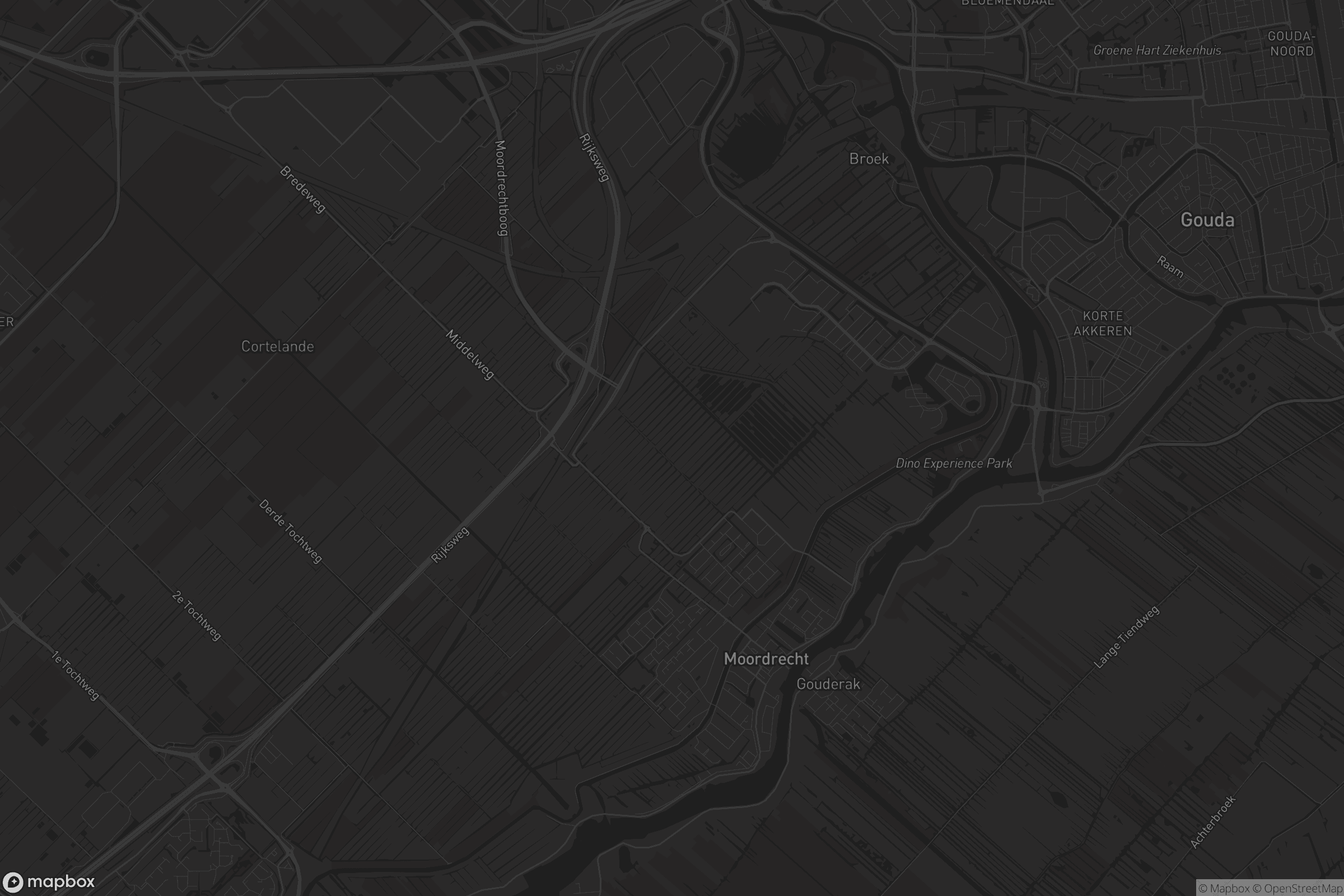 Kaart van Moordrecht