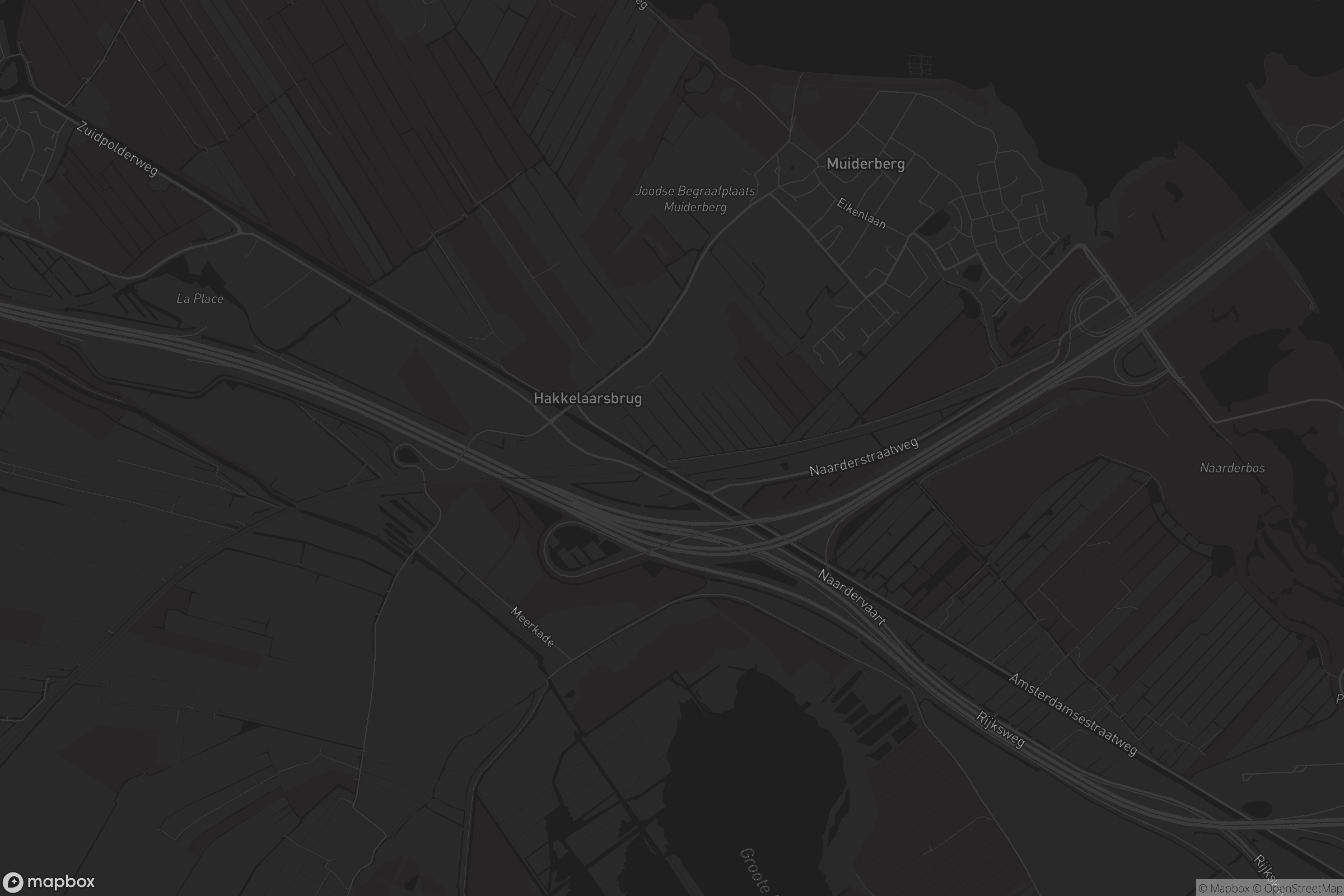 Kaart van Muiderberg