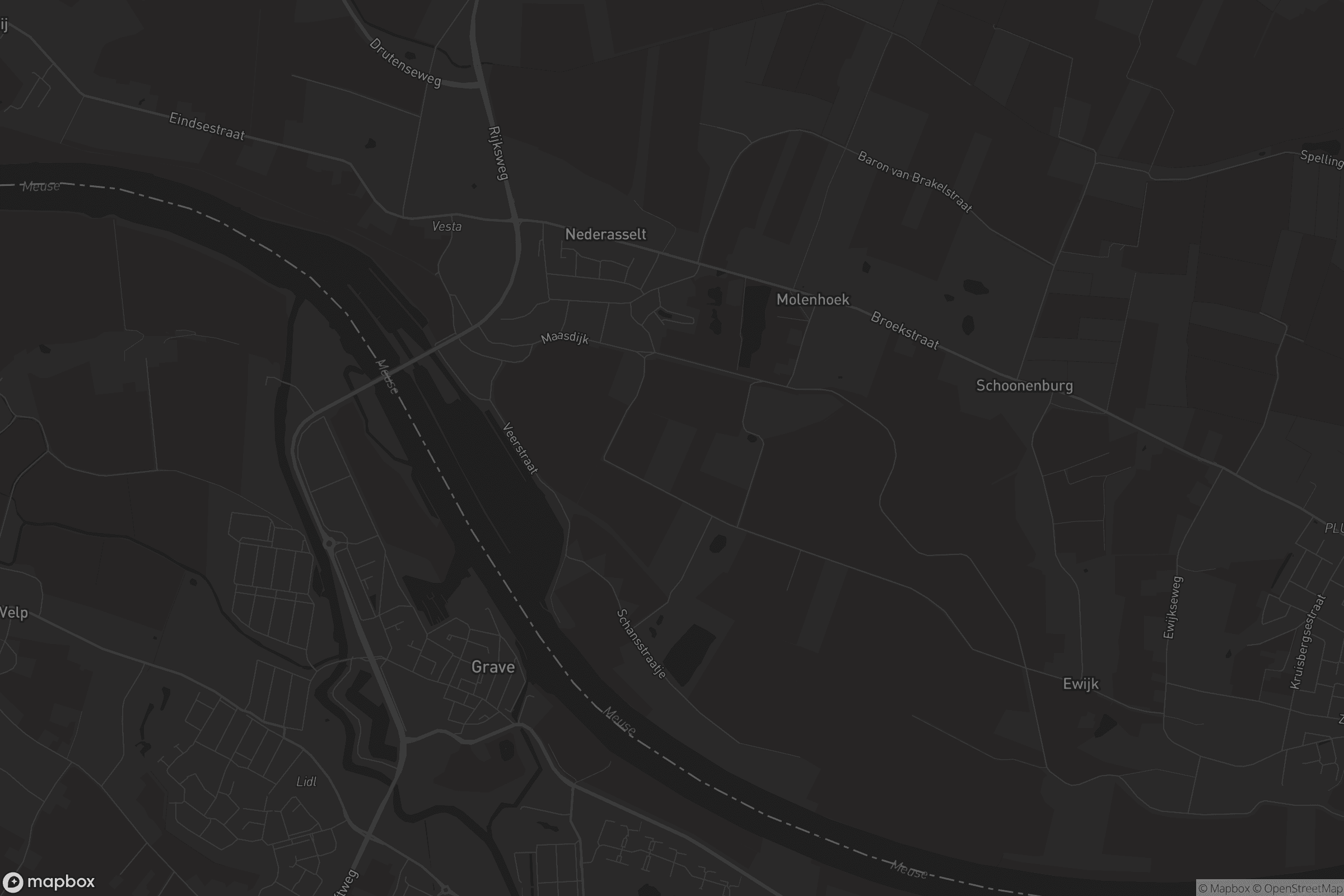 Kaart van Nederasselt