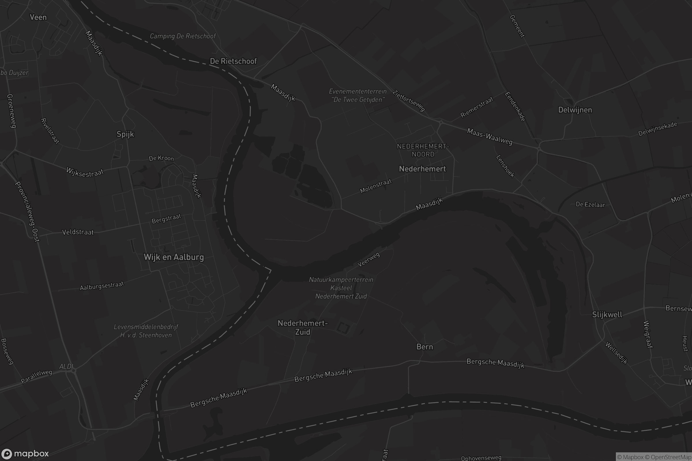 Kaart van Nederhemert