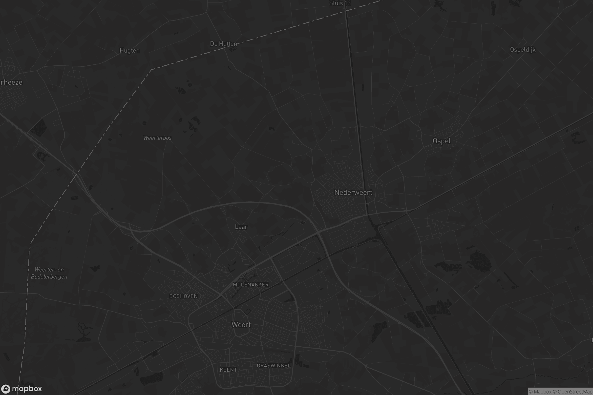 Kaart van Nederweert