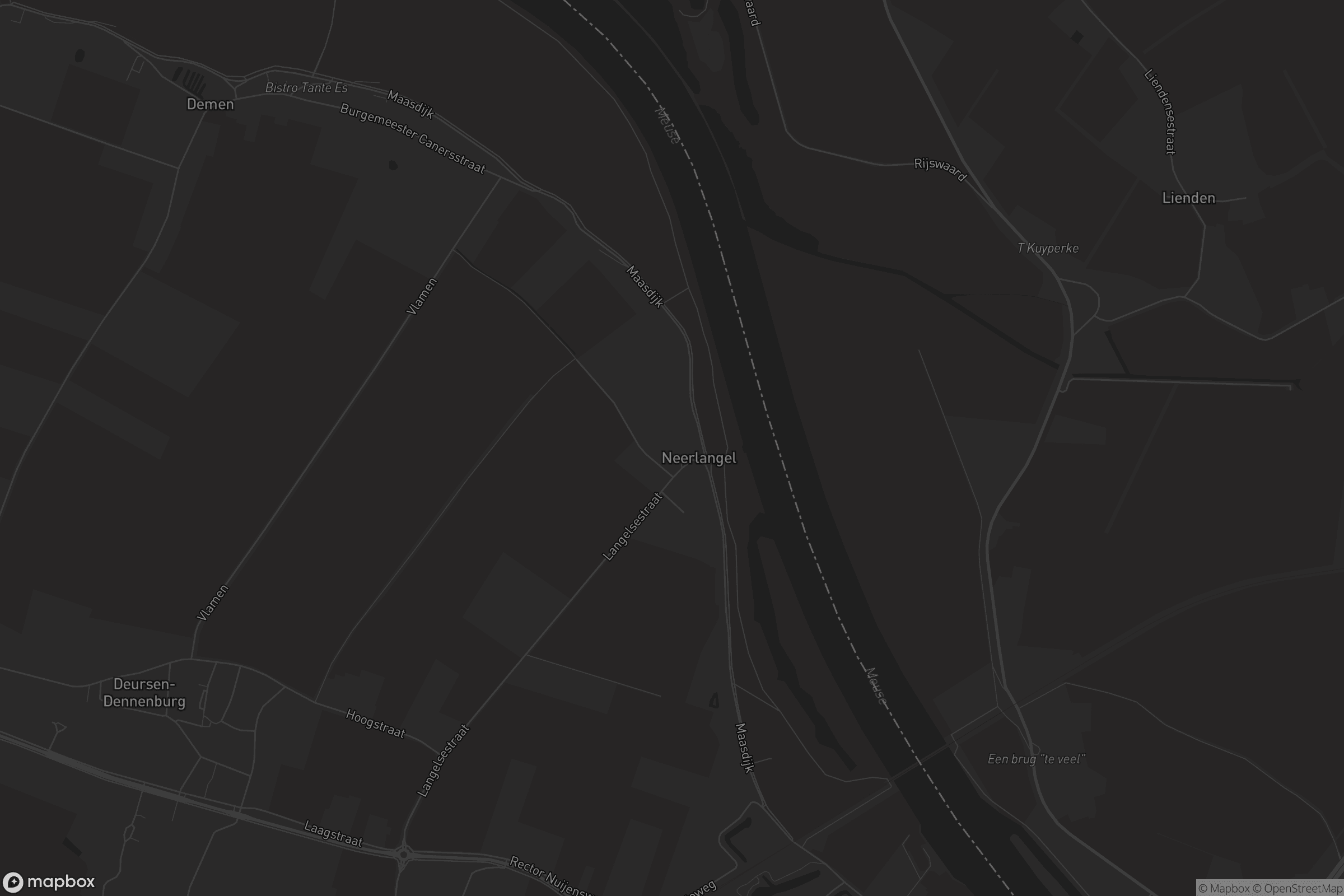 Kaart van Neerlangel