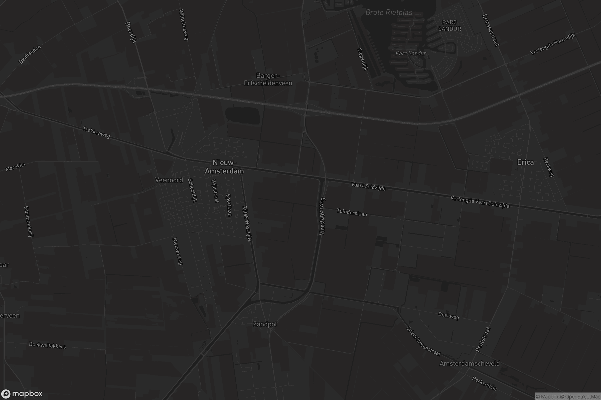 Kaart van Nieuw-Amsterdam