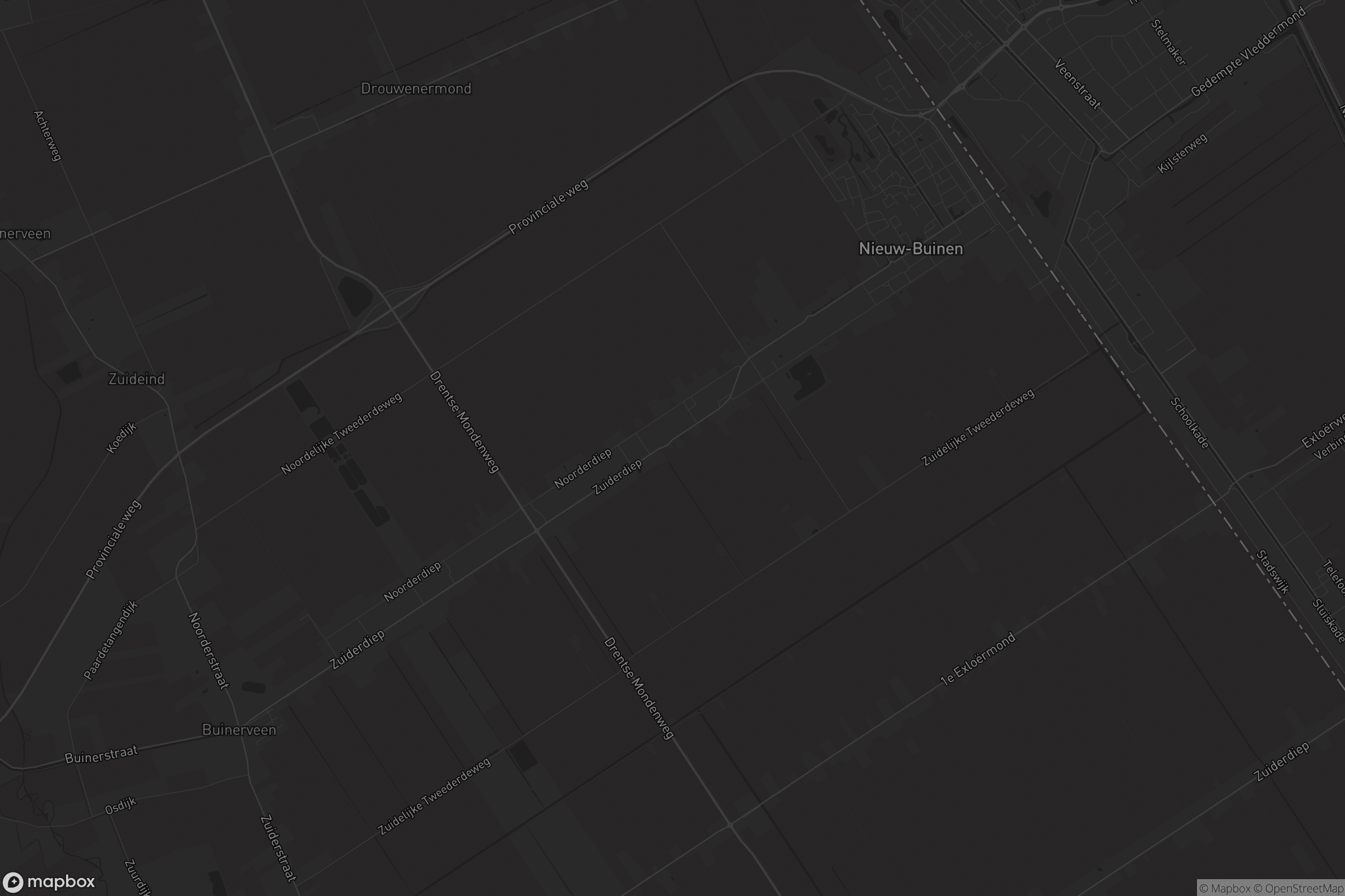 Kaart van Nieuw-Buinen