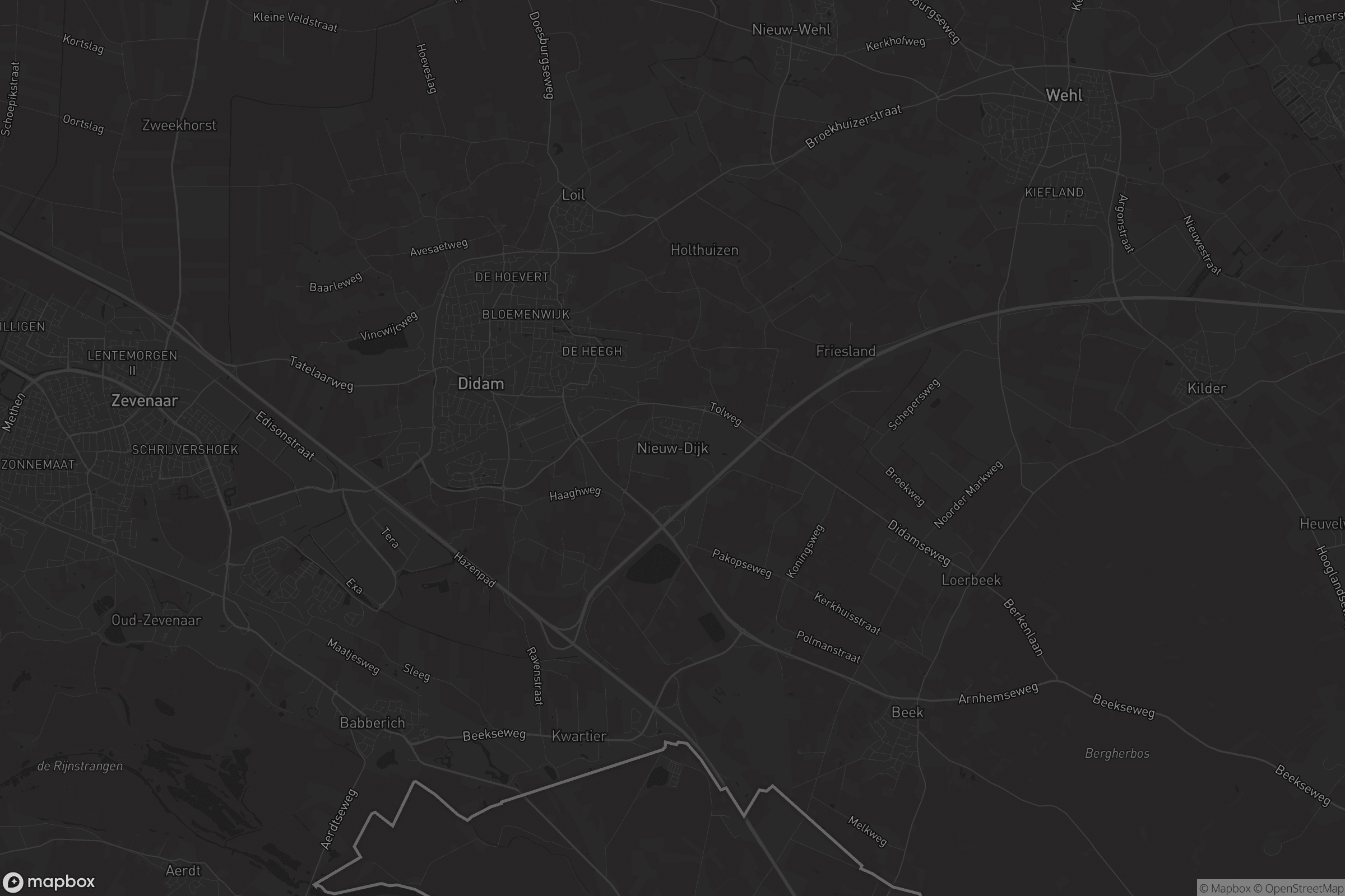 Kaart van Nieuw-Dijk