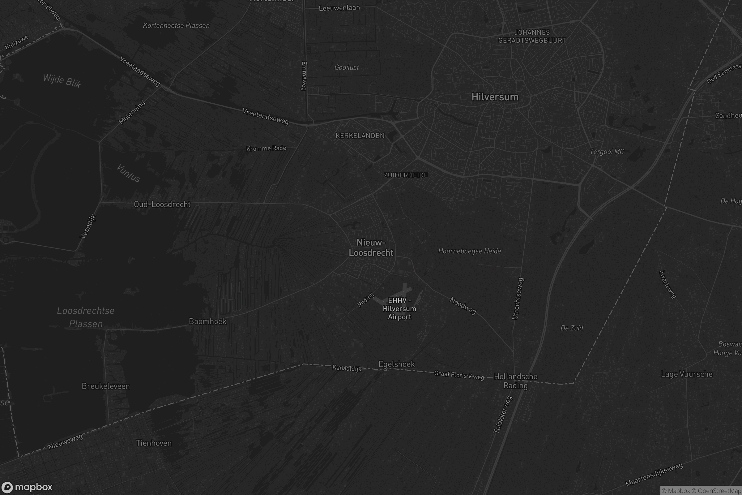 Kaart van Nieuw-Loosdrecht