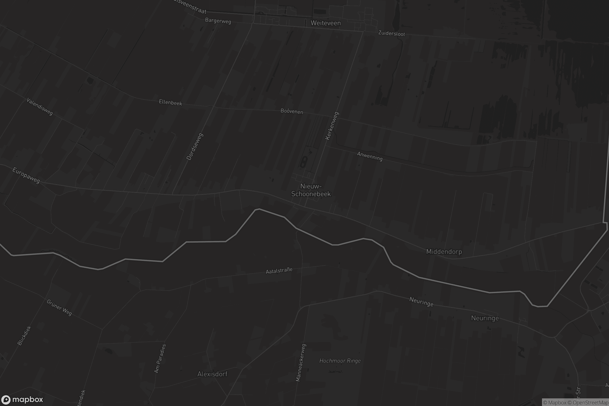 Kaart van Nieuw-Schoonebeek