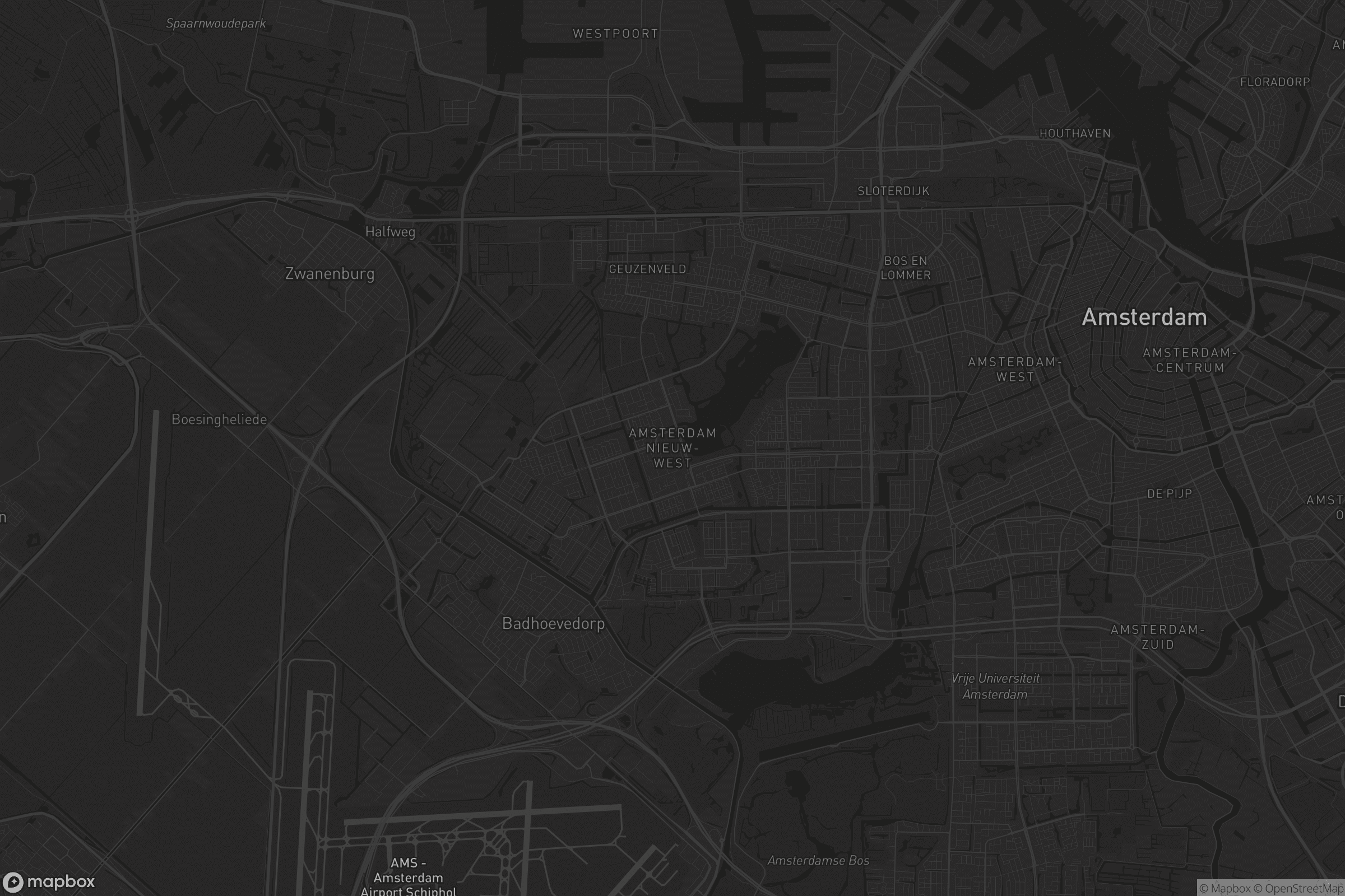 Kaart van Nieuw-West