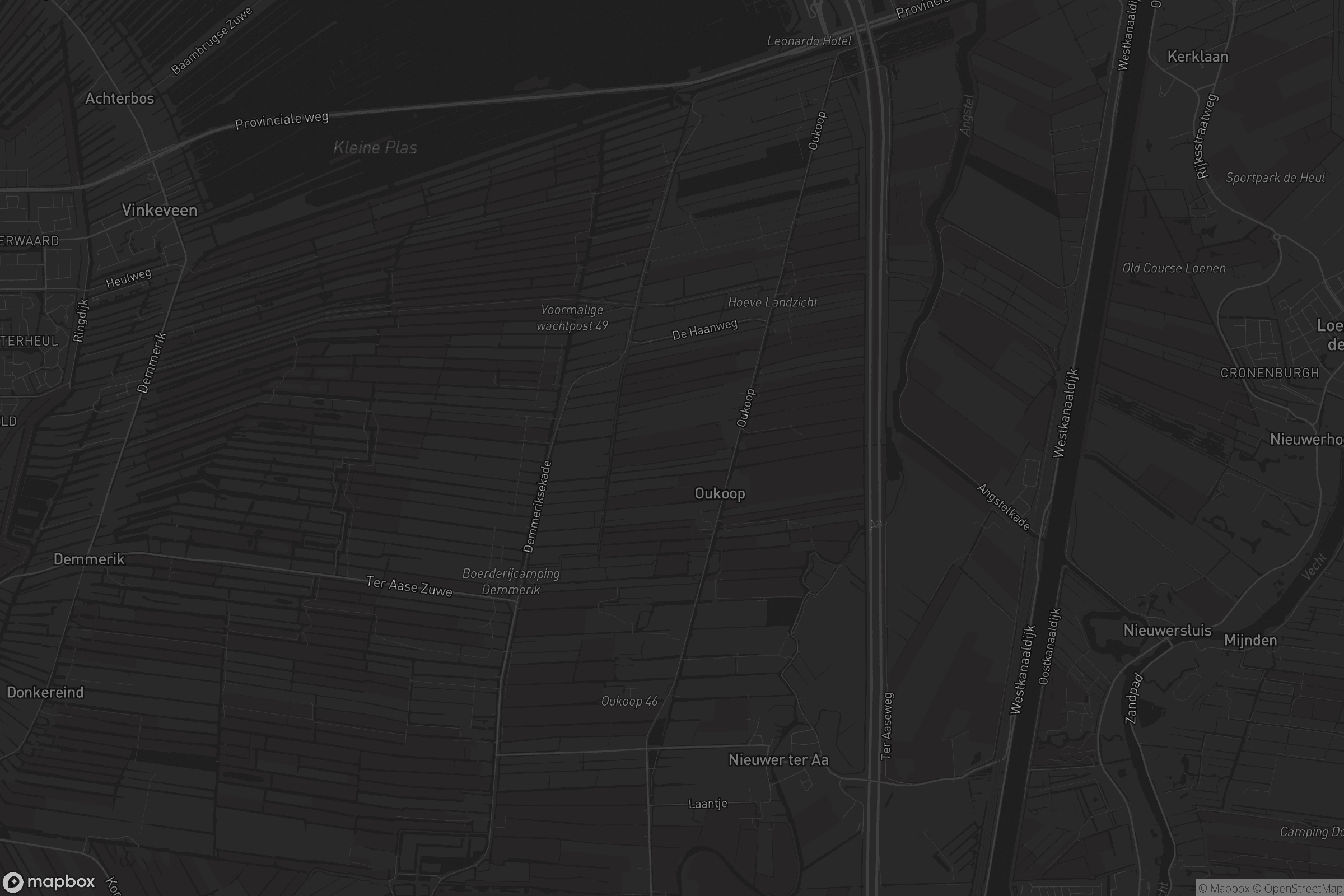 Kaart van Nieuwer Ter Aa