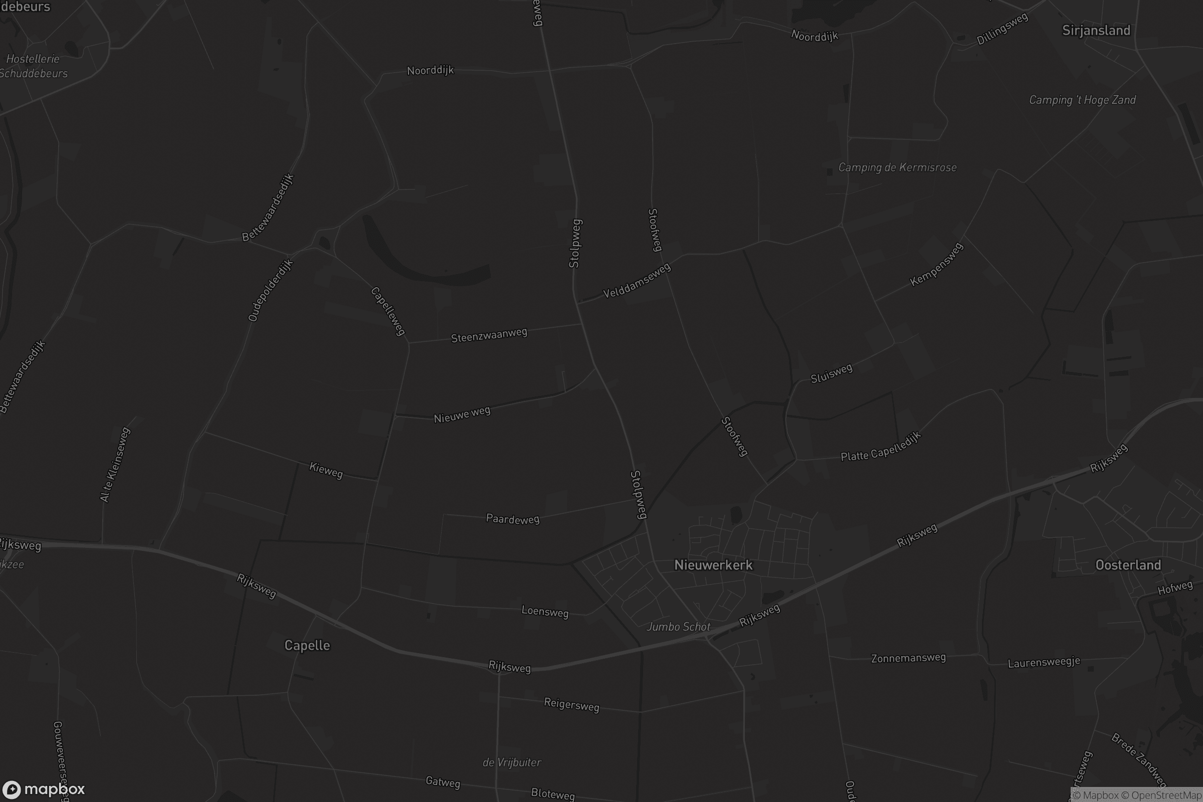 Kaart van Nieuwerkerk