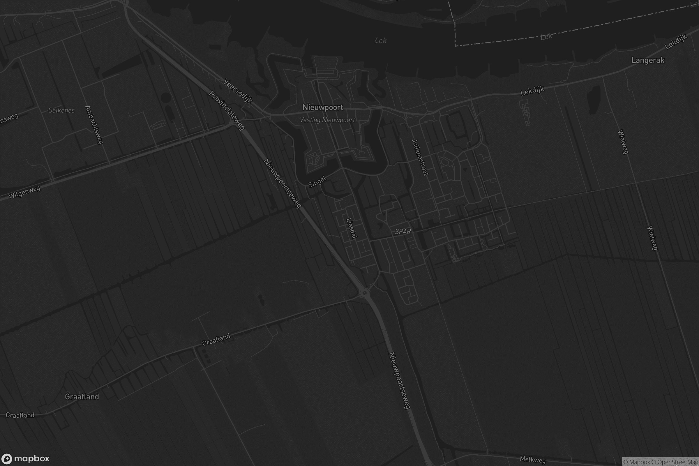 Kaart van Nieuwpoort