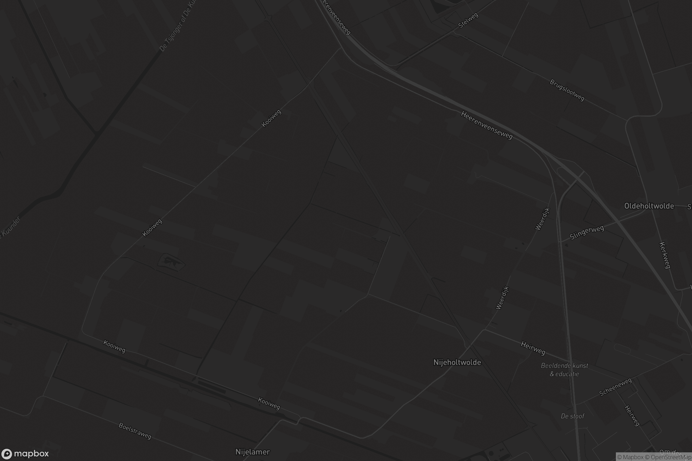 Kaart van Nijeholtwolde