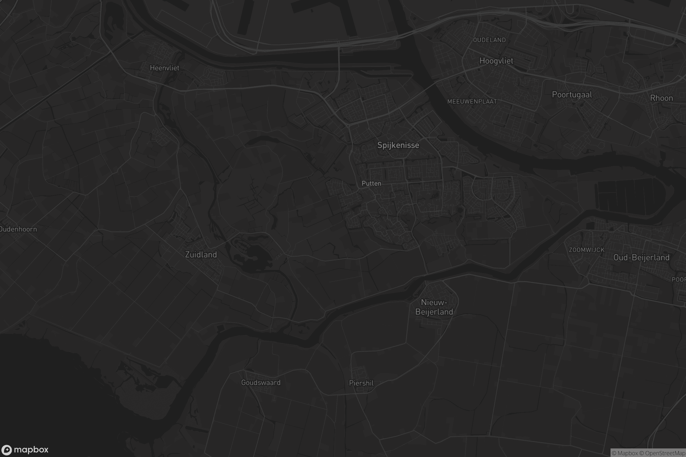 Kaart van Nissewaard