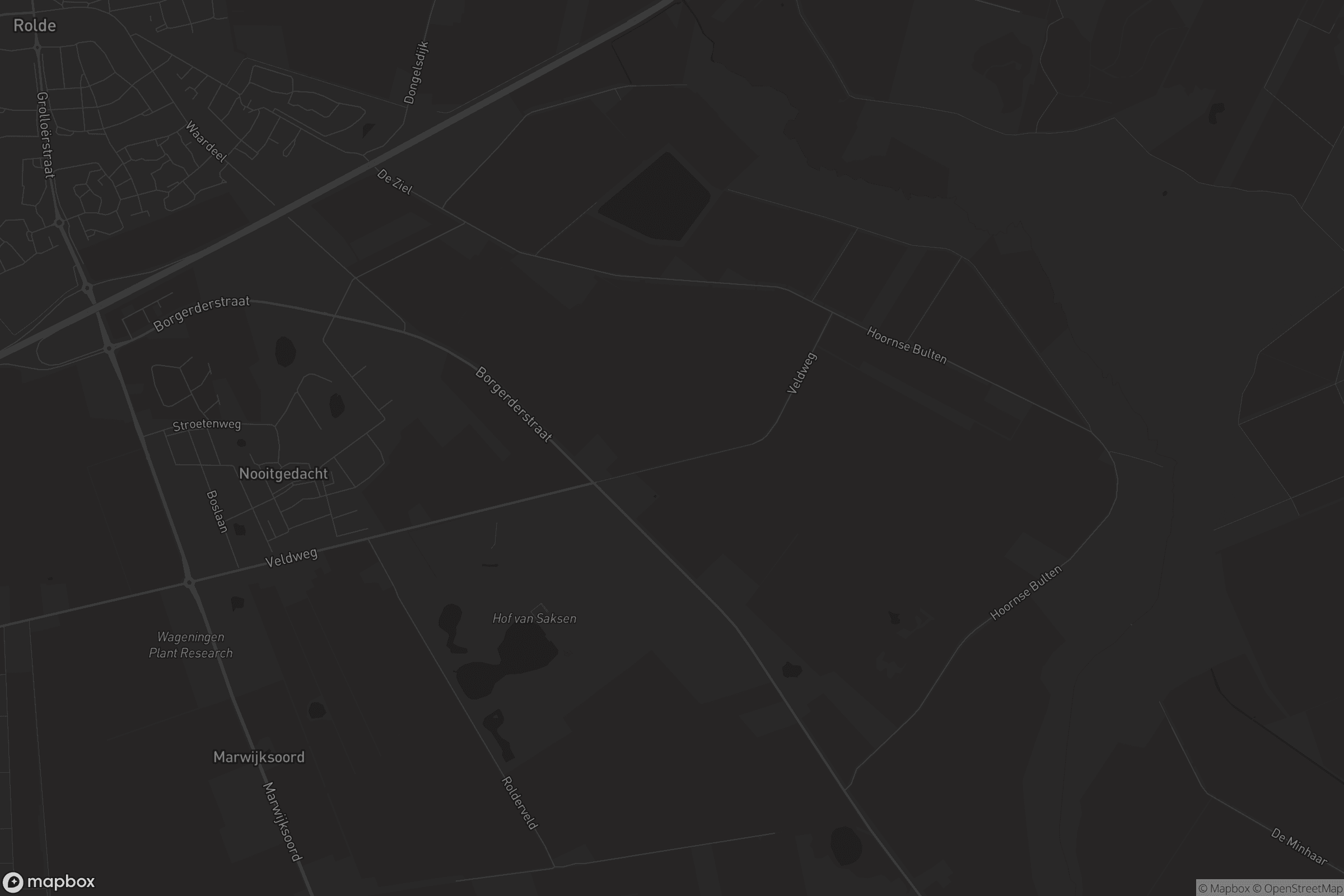 Kaart van Nooitgedacht