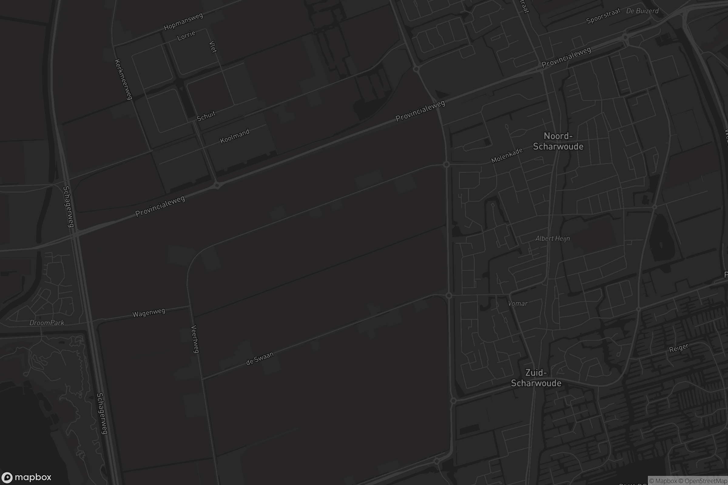 Kaart van Noord-Scharwoude