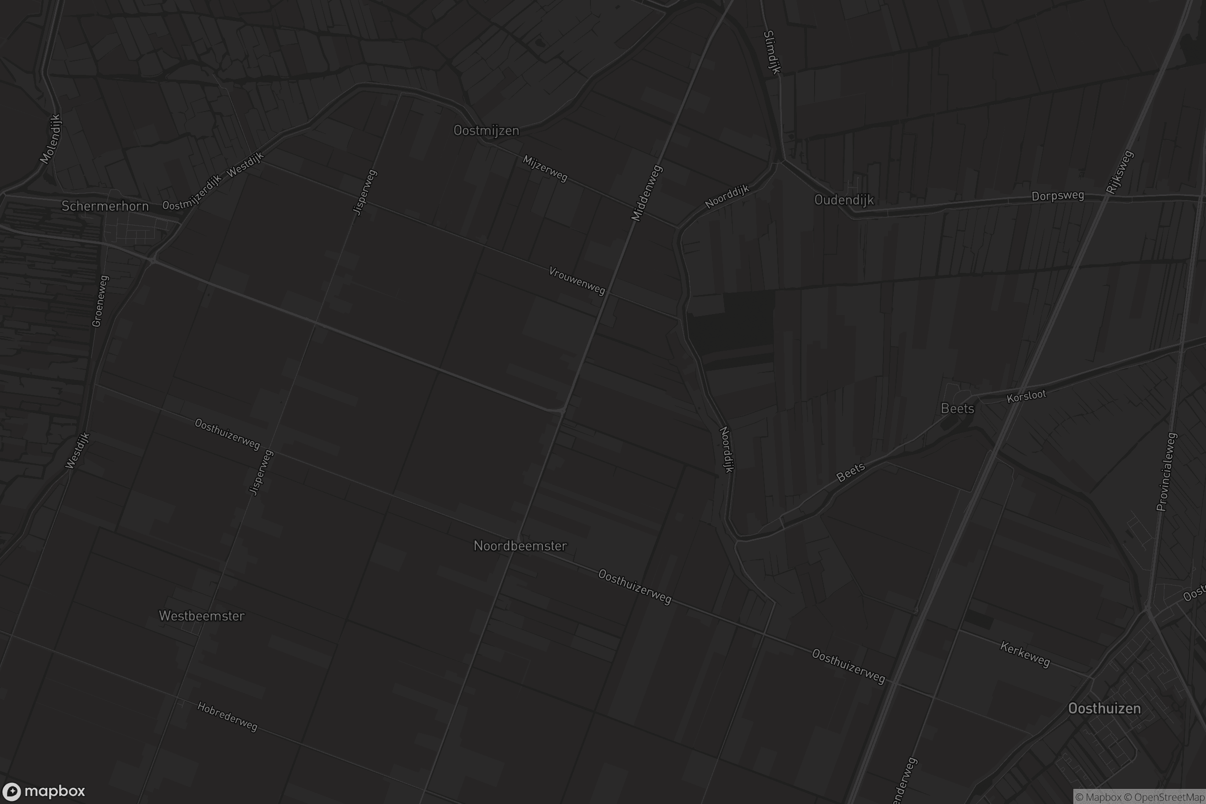 Kaart van Noordbeemster