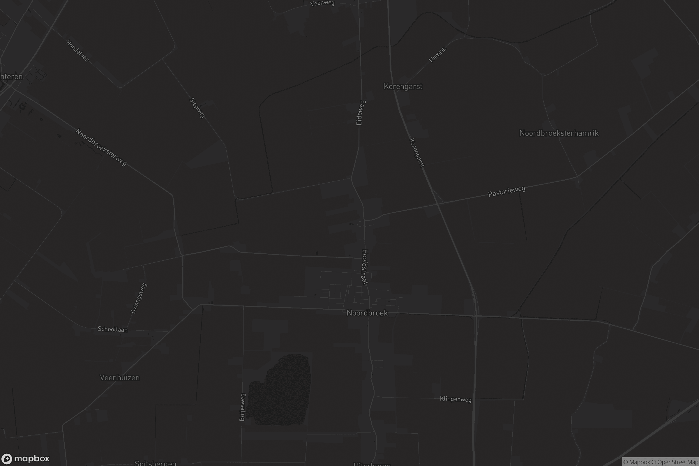 Kaart van Noordbroek