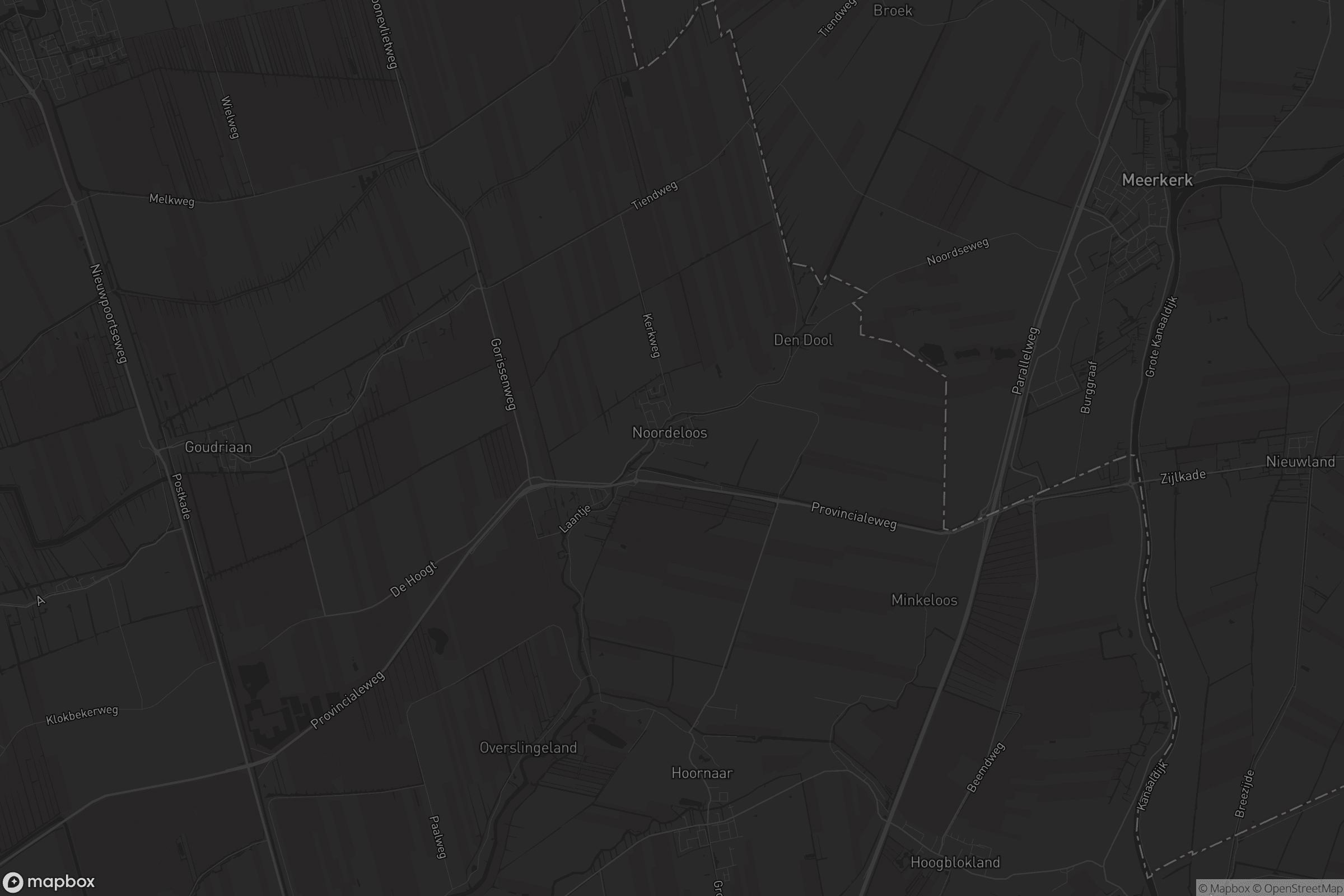 Kaart van Noordeloos