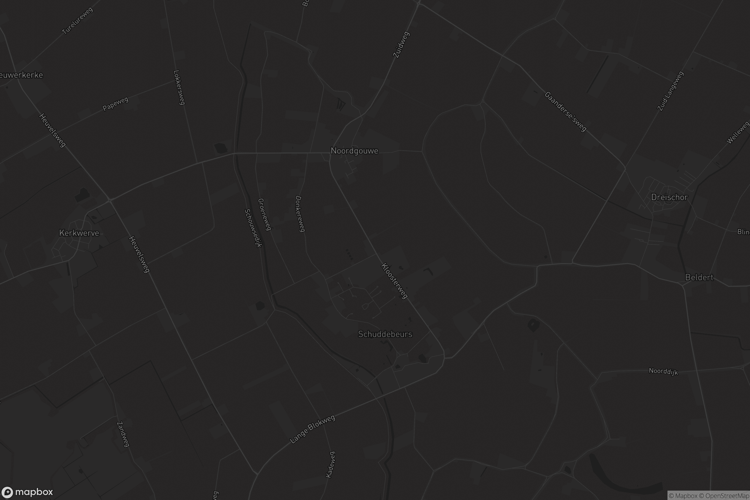 Kaart van Noordgouwe