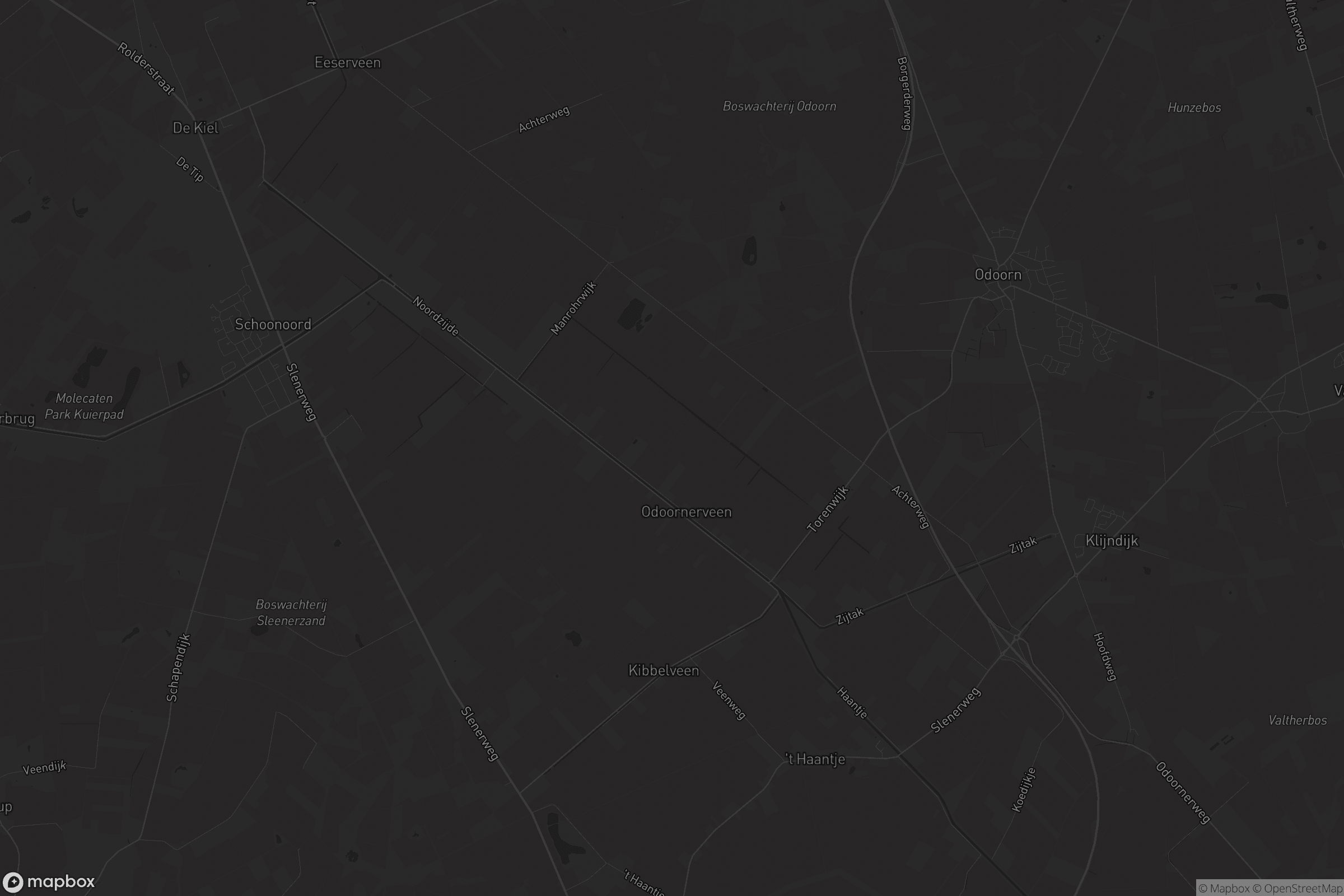 Kaart van Odoornerveen