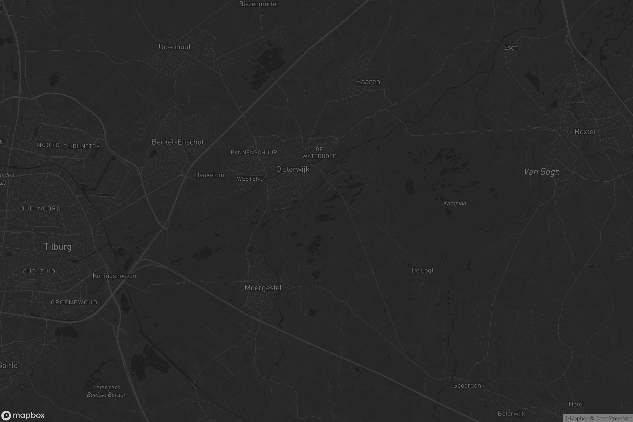 Kaart van Oisterwijk