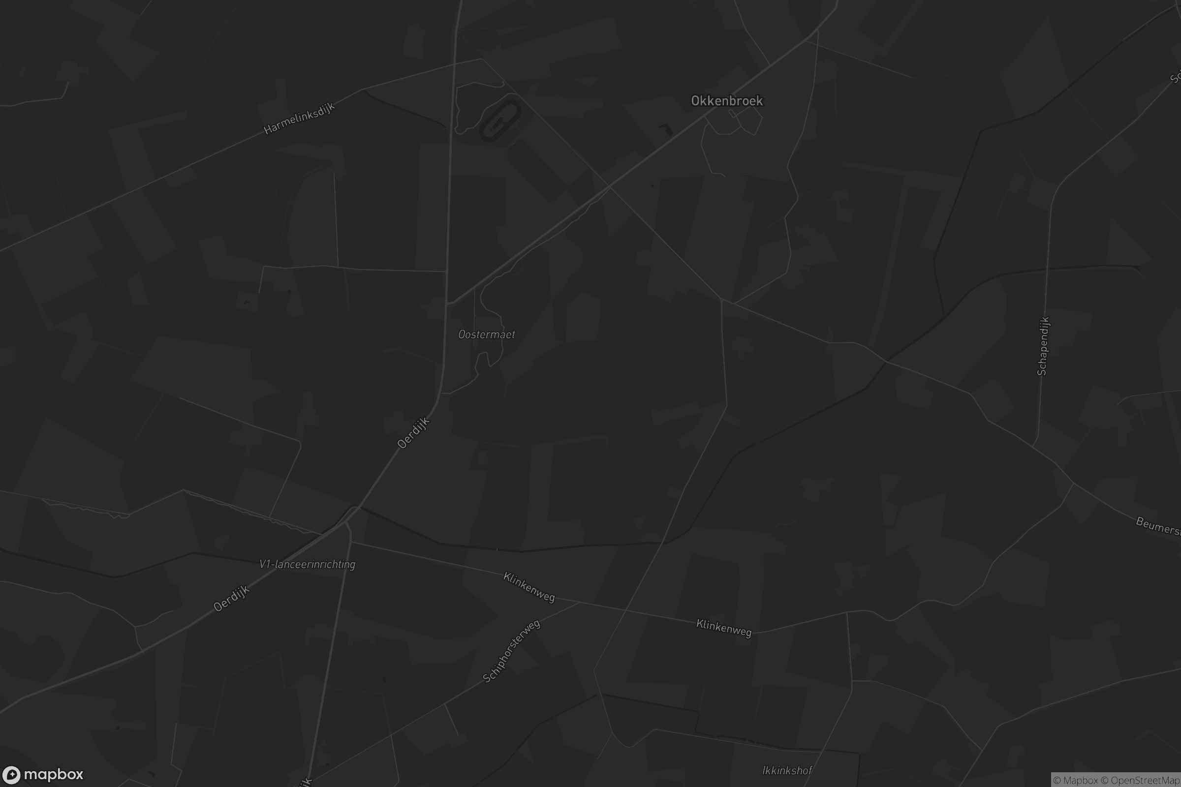 Kaart van Okkenbroek