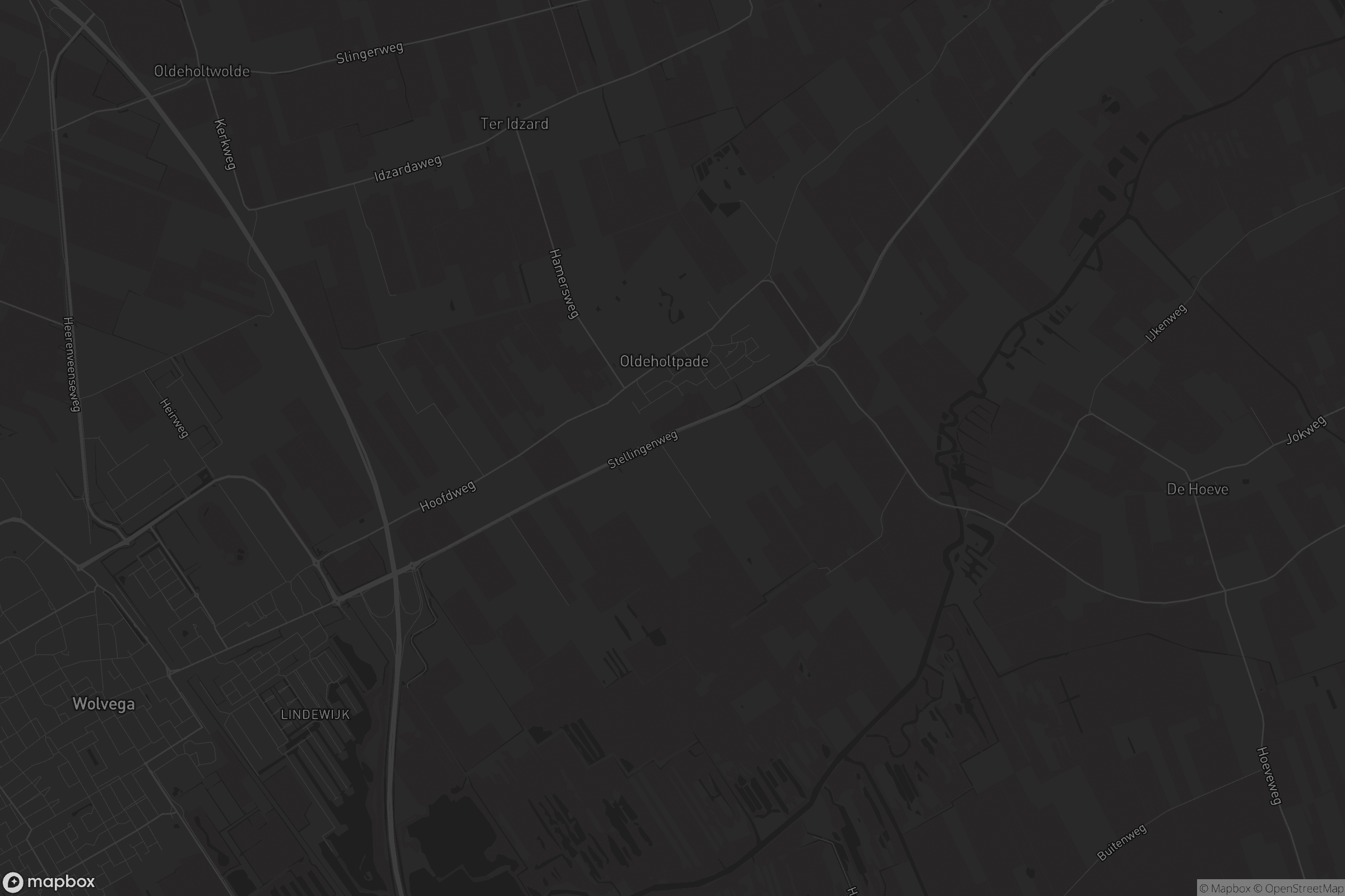 Kaart van Oldeholtpade