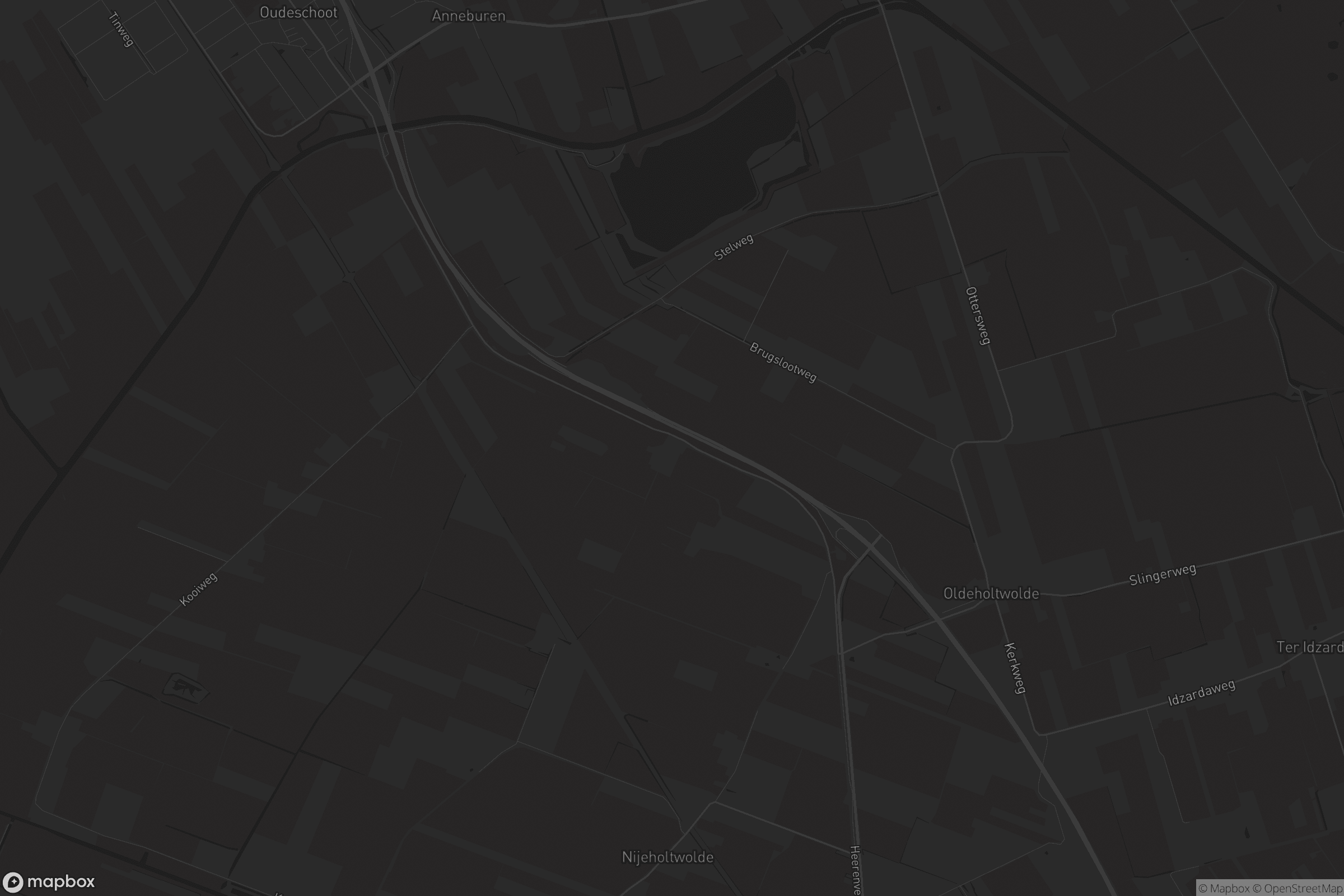 Kaart van Oldeholtwolde