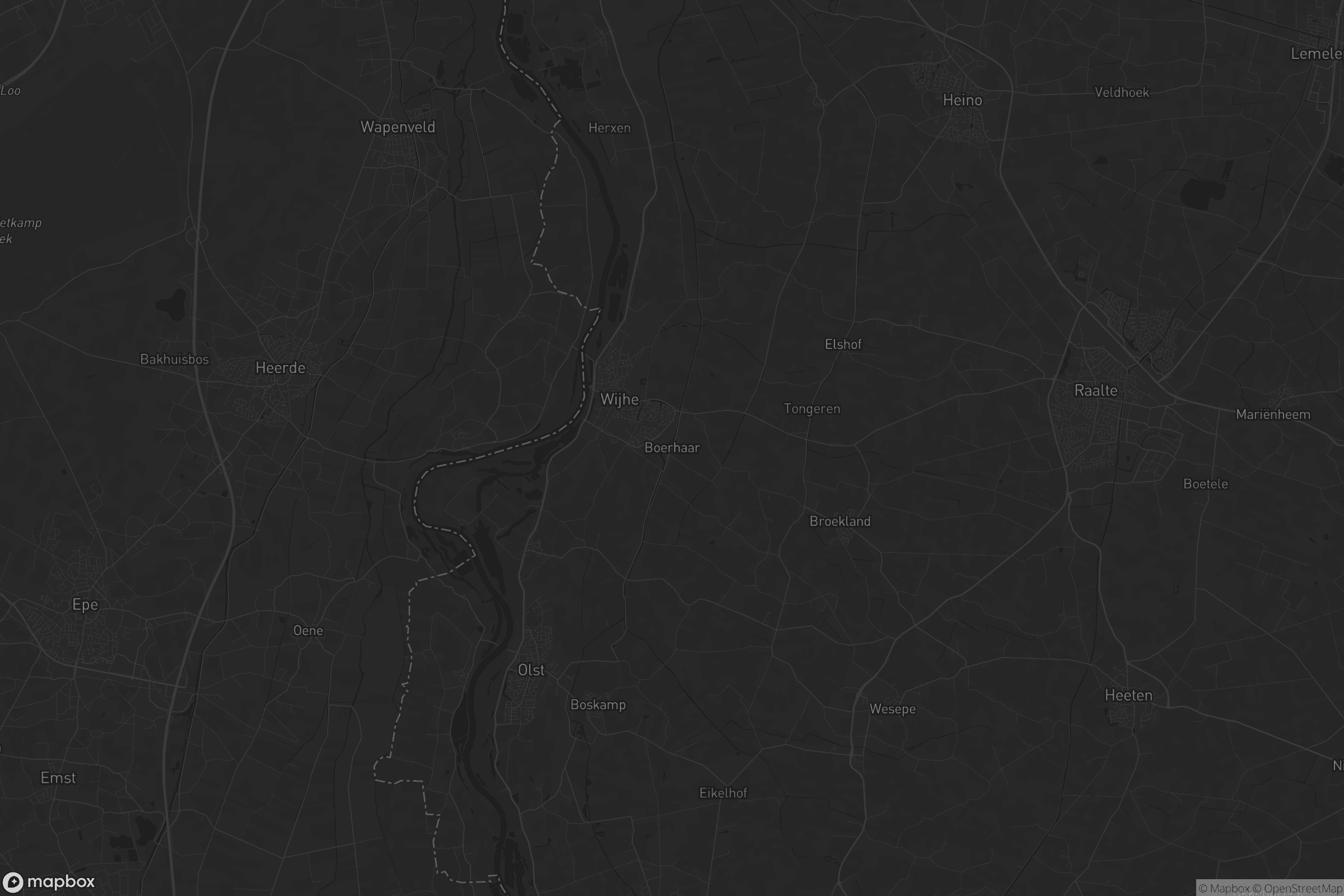 Kaart van Olst-Wijhe