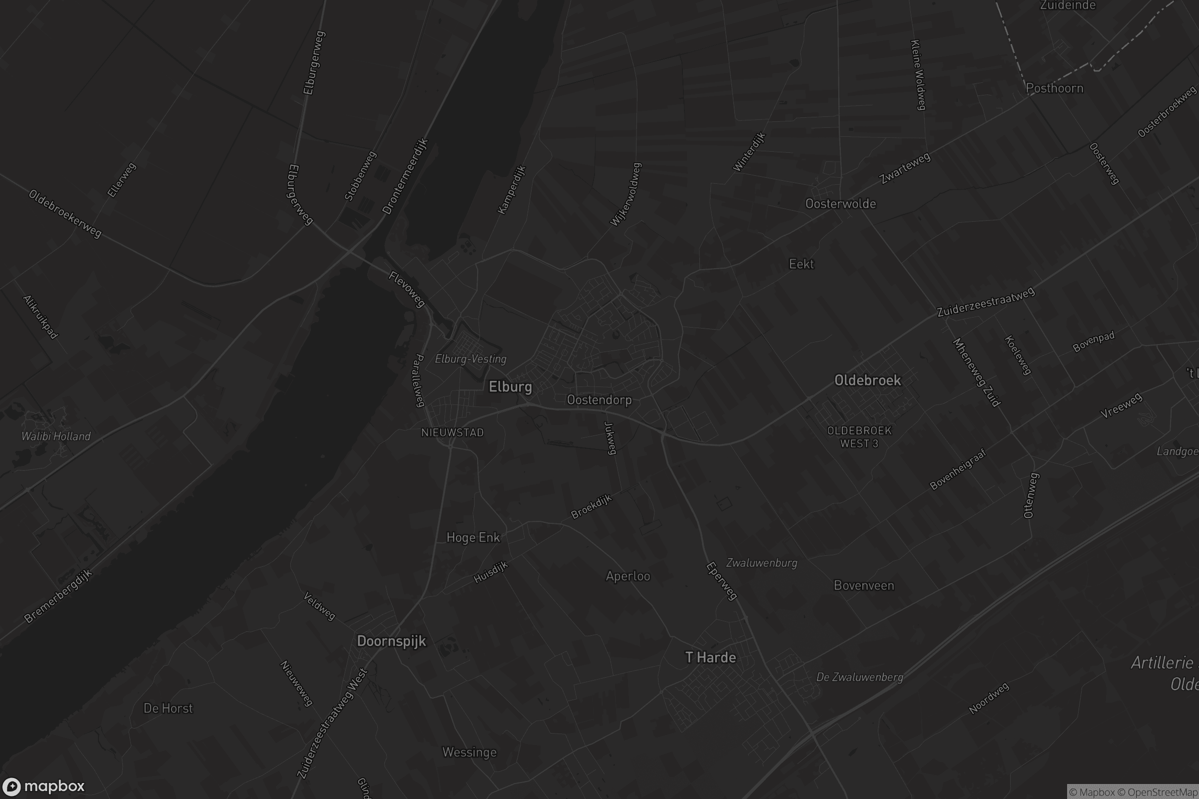 Kaart van Oostendorp