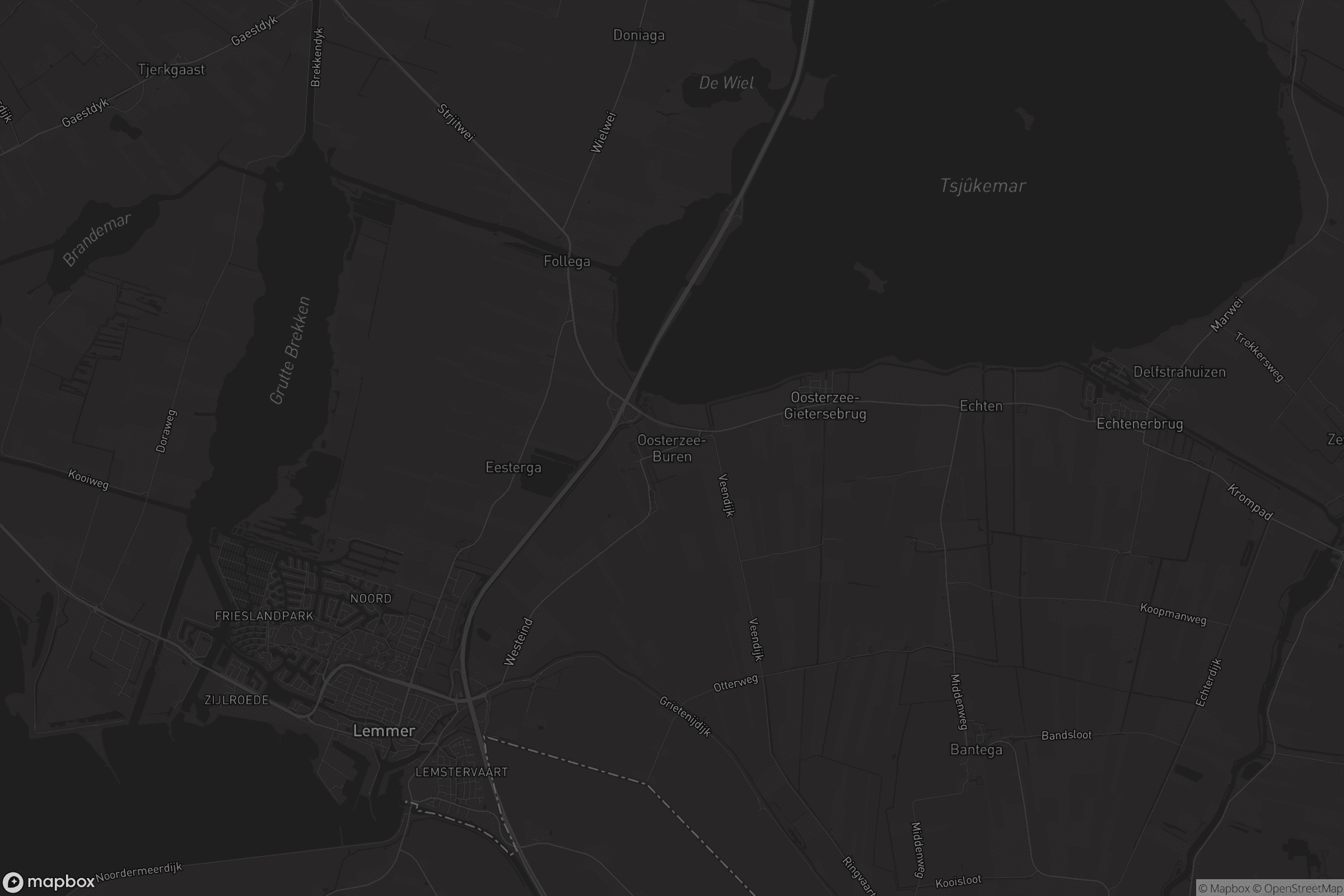 Kaart van Oosterzee-Buren