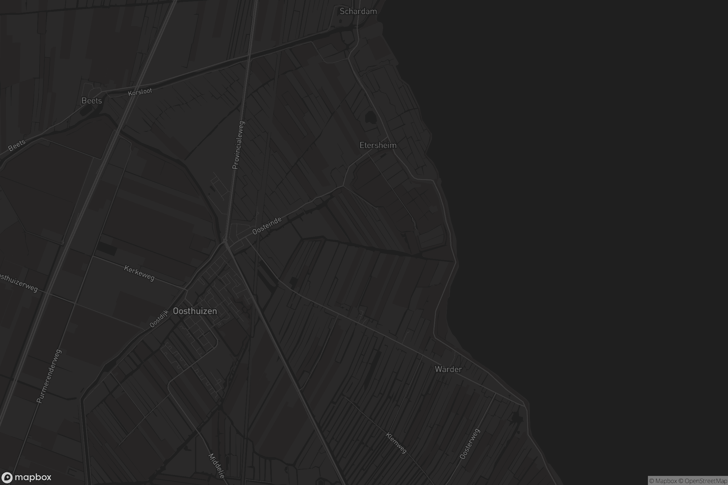 Kaart van Oosthuizen