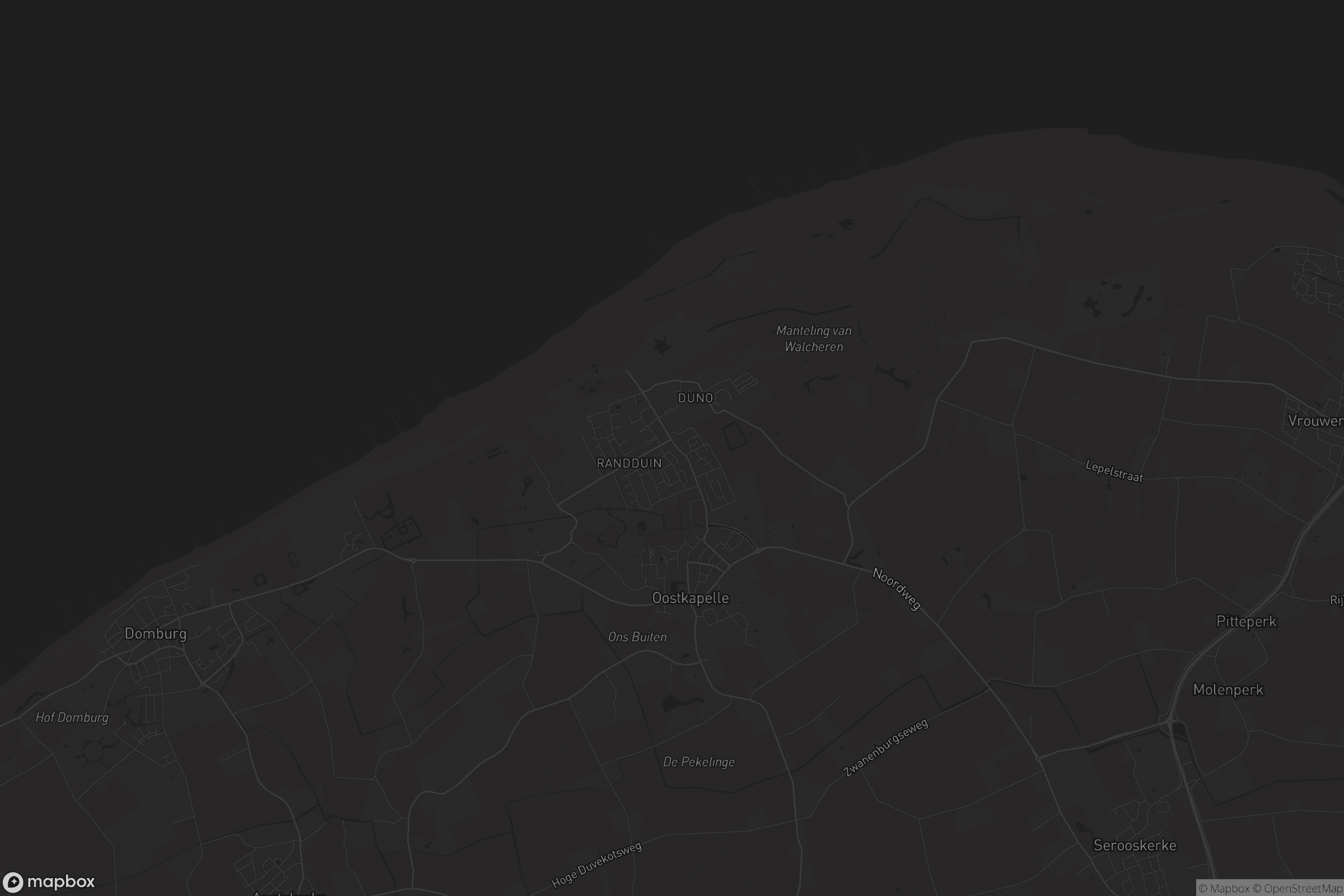 Kaart van Oostkapelle