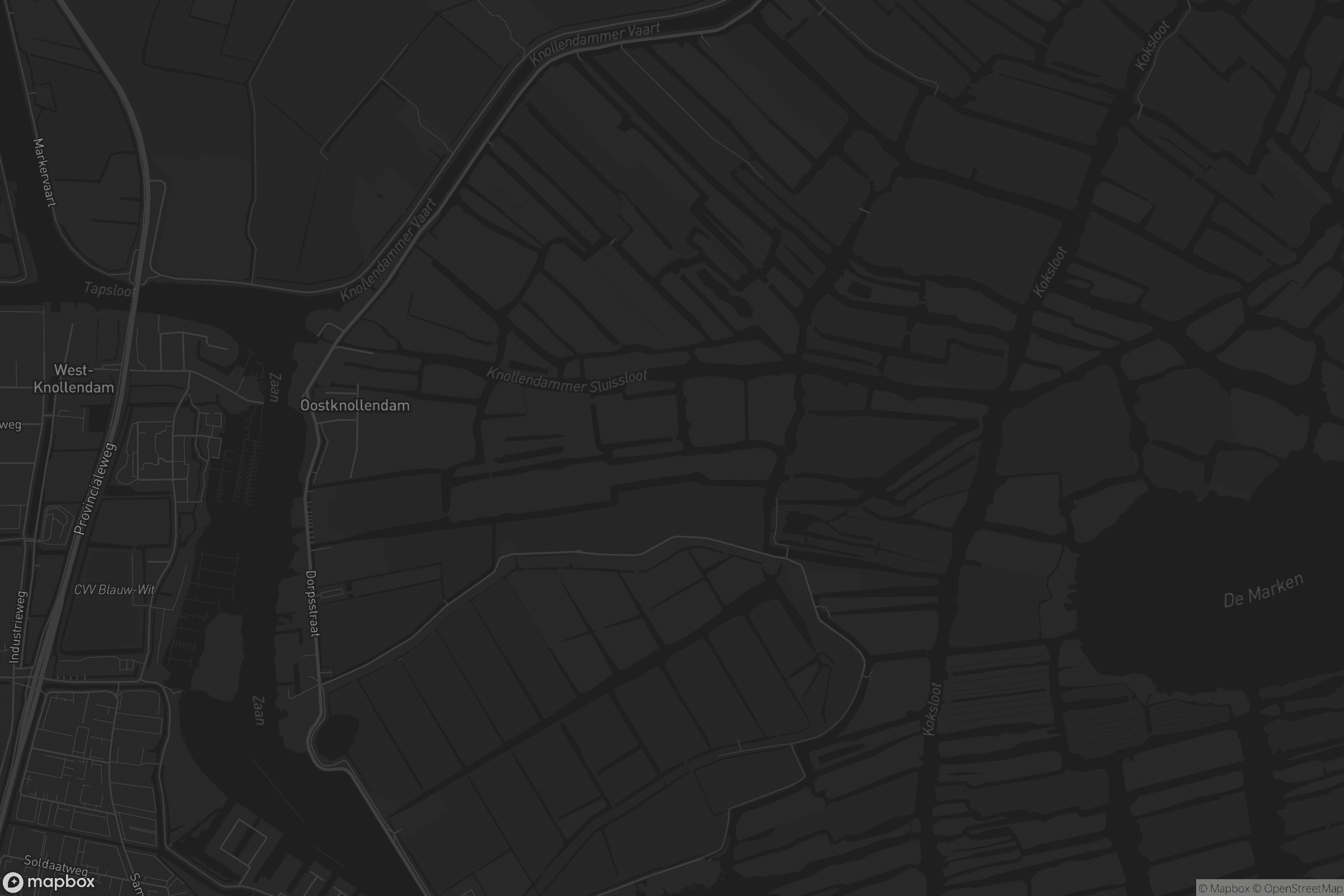 Kaart van Oostknollendam