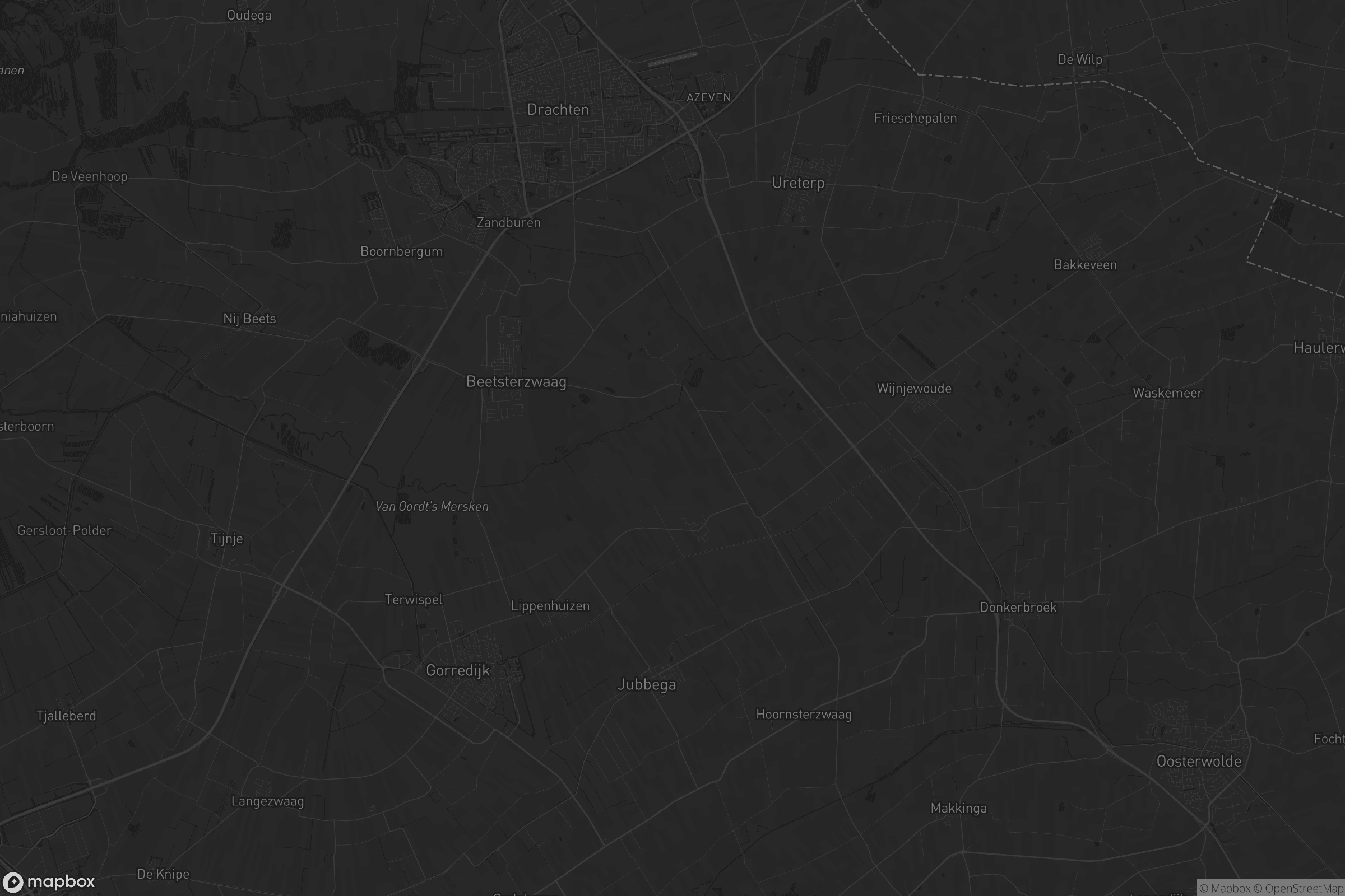 Kaart van Opsterland