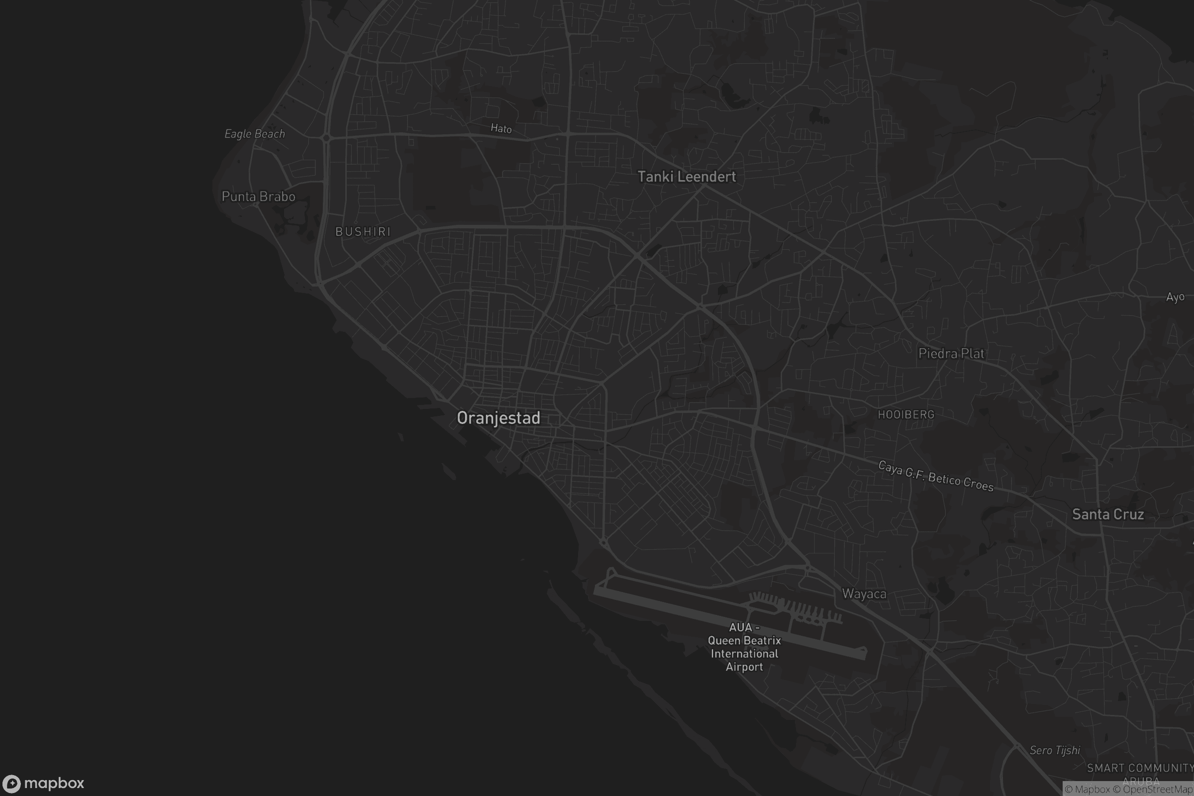 Kaart van Oranjestad