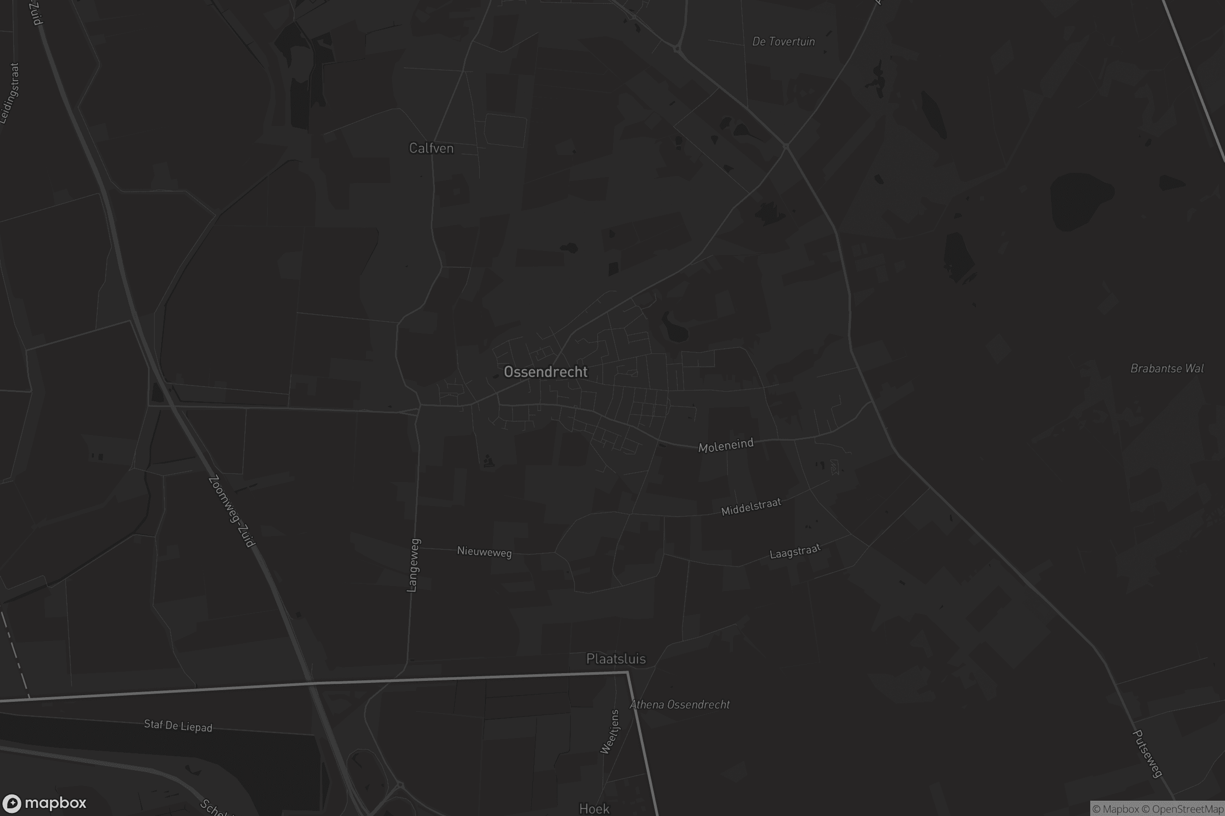 Kaart van Ossendrecht