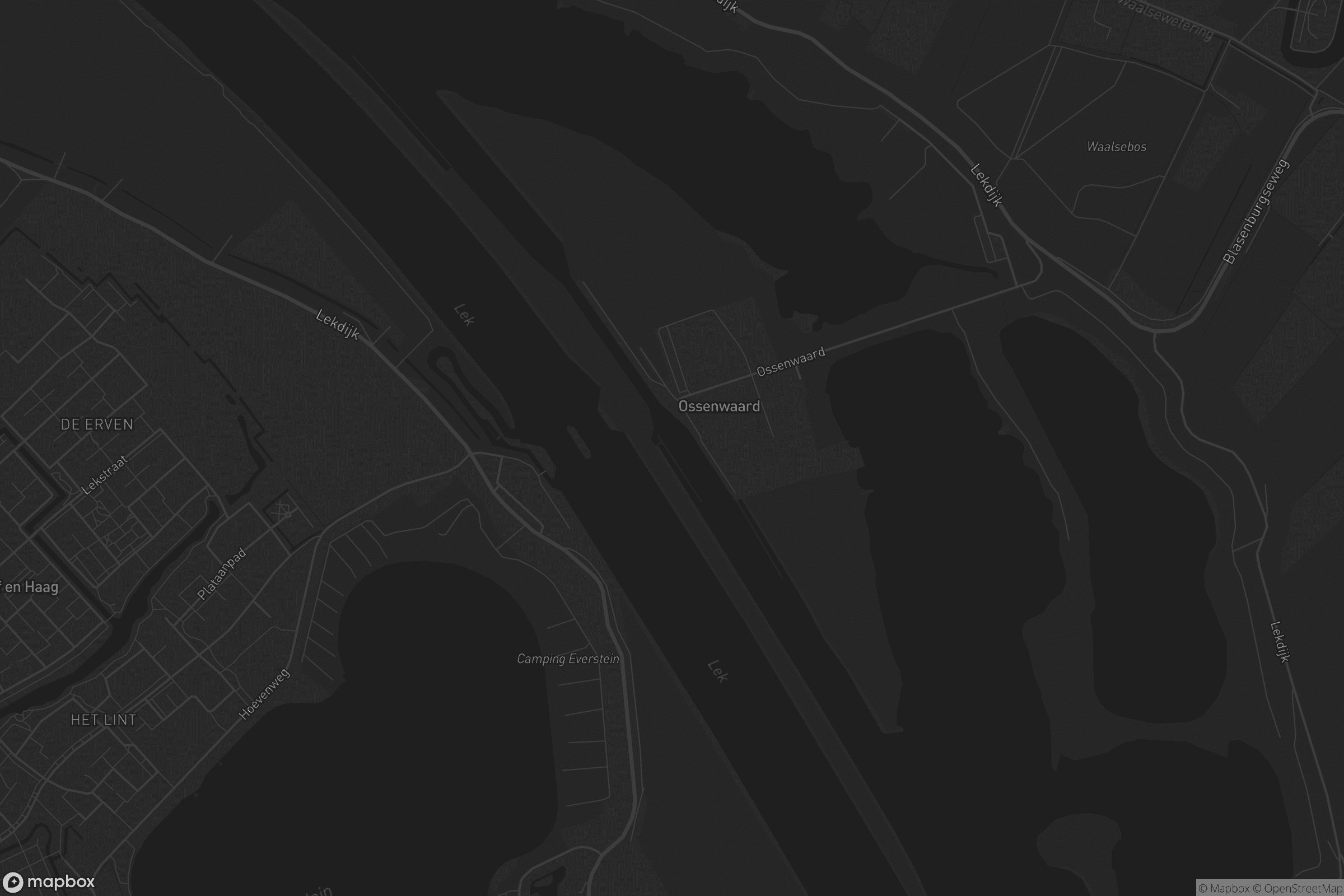 Kaart van Ossenwaard