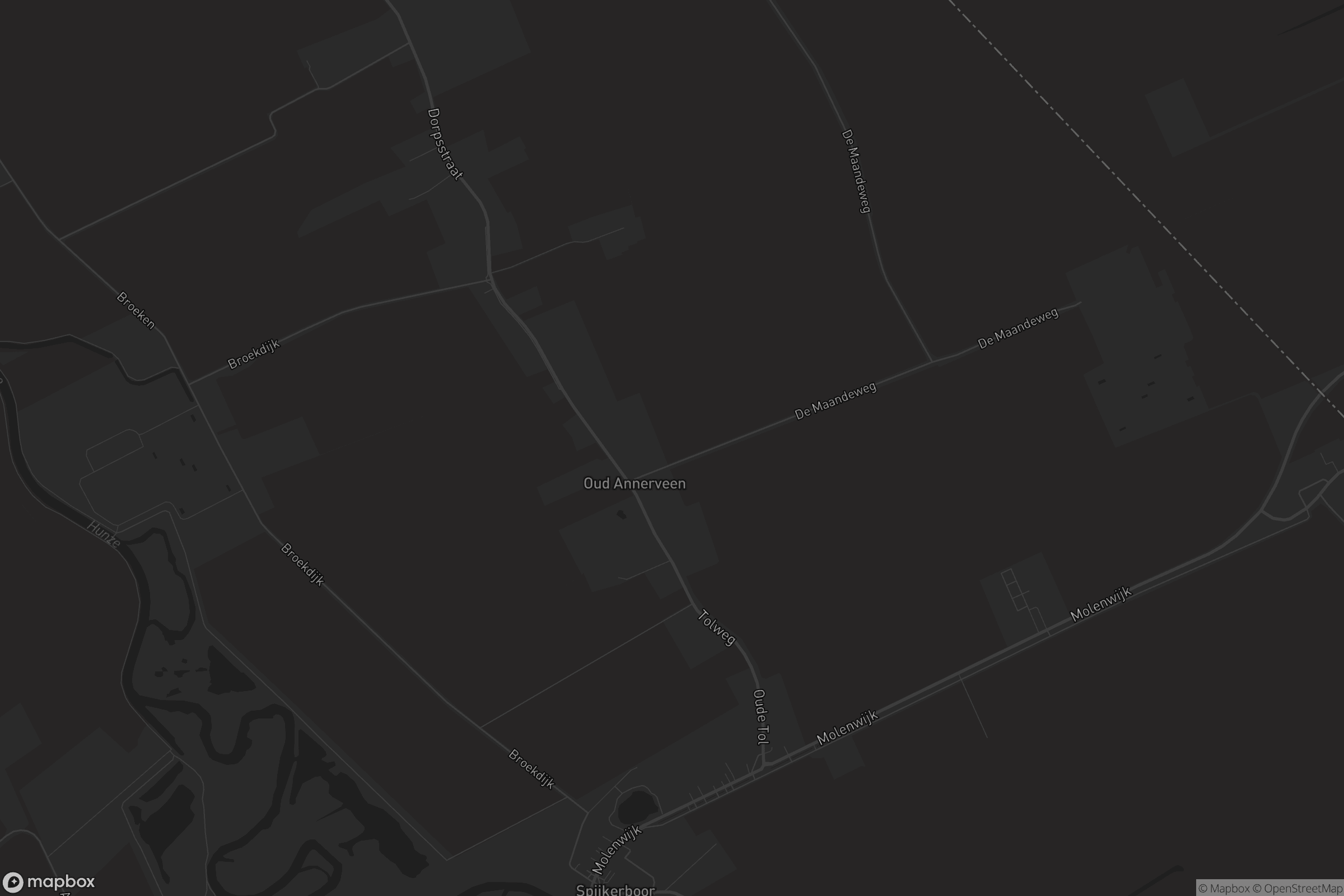 Kaart van Oud Annerveen