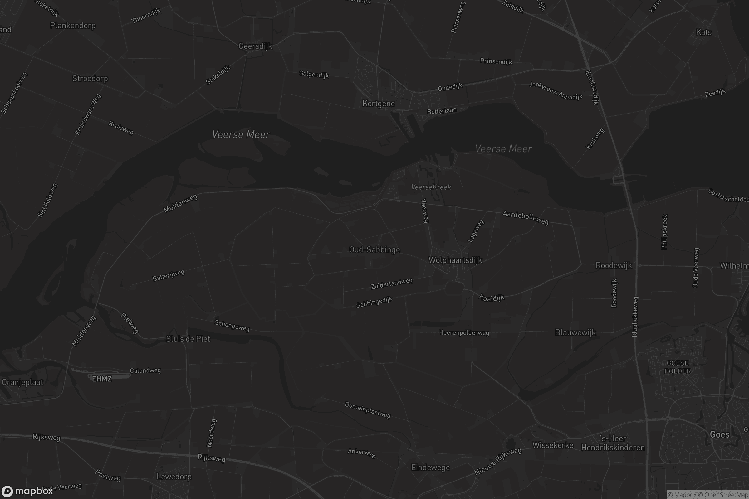 Kaart van Oud-Sabbinge