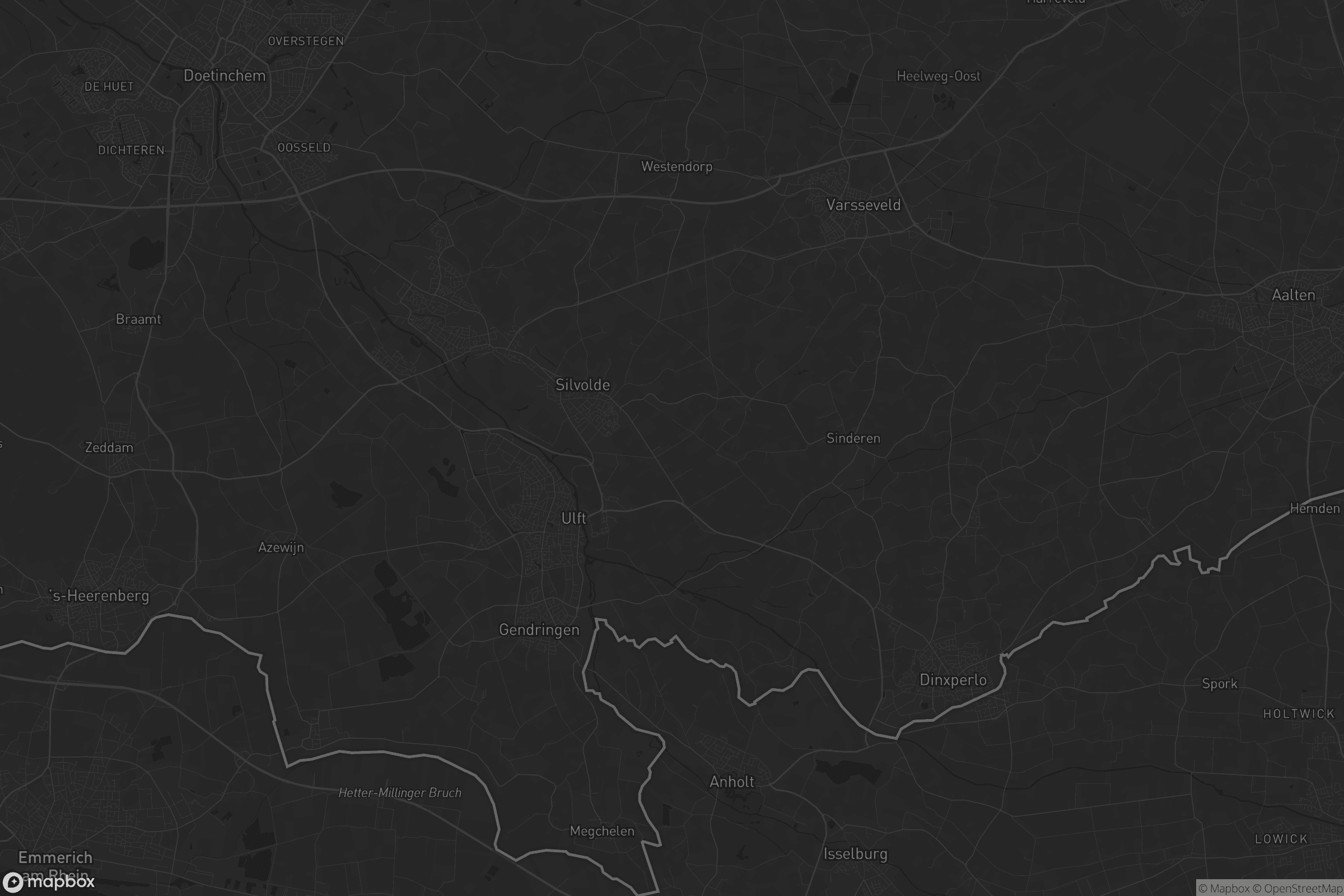 Kaart van Oude IJsselstreek