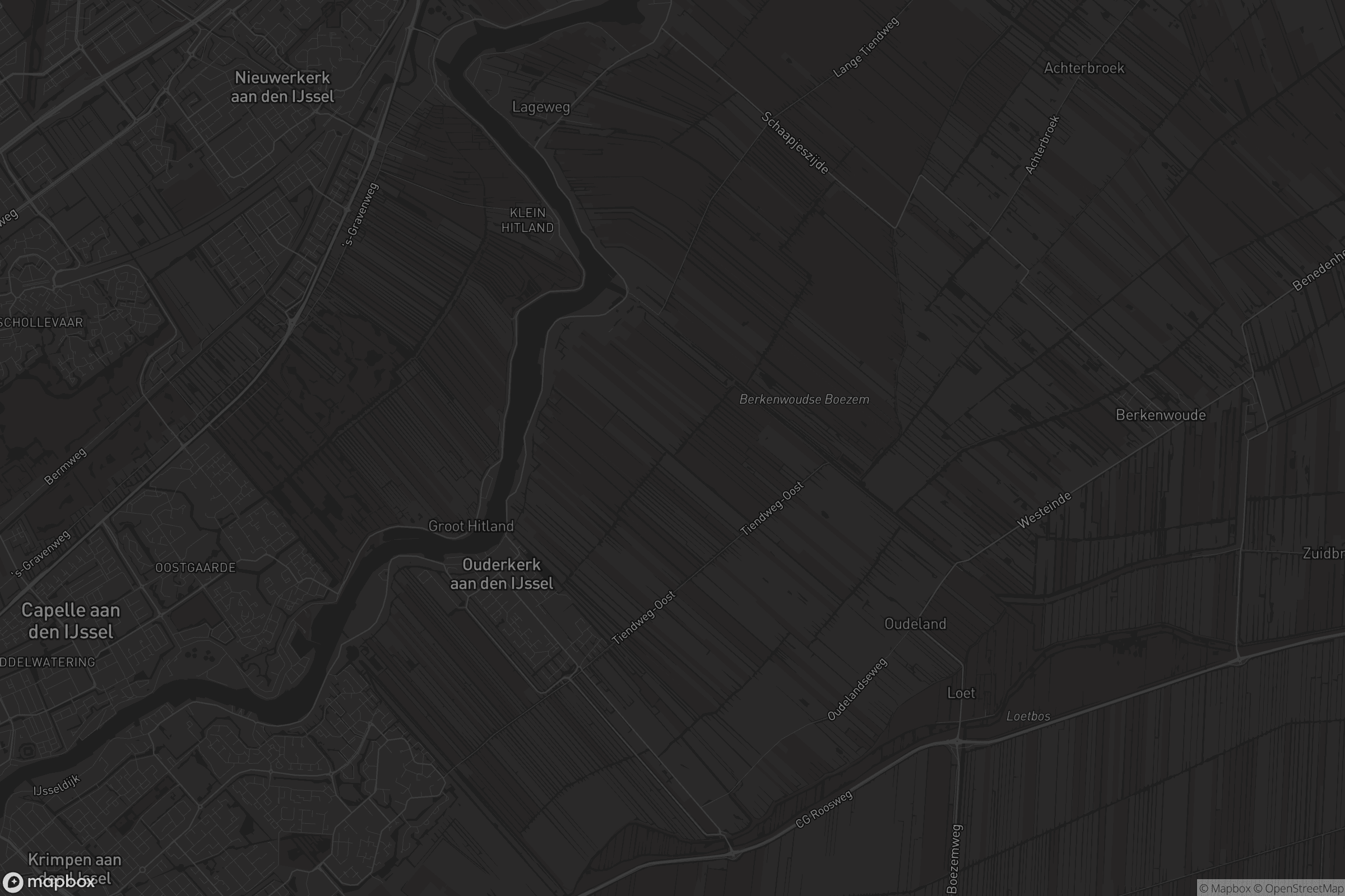 Kaart van Ouderkerk aan den IJssel