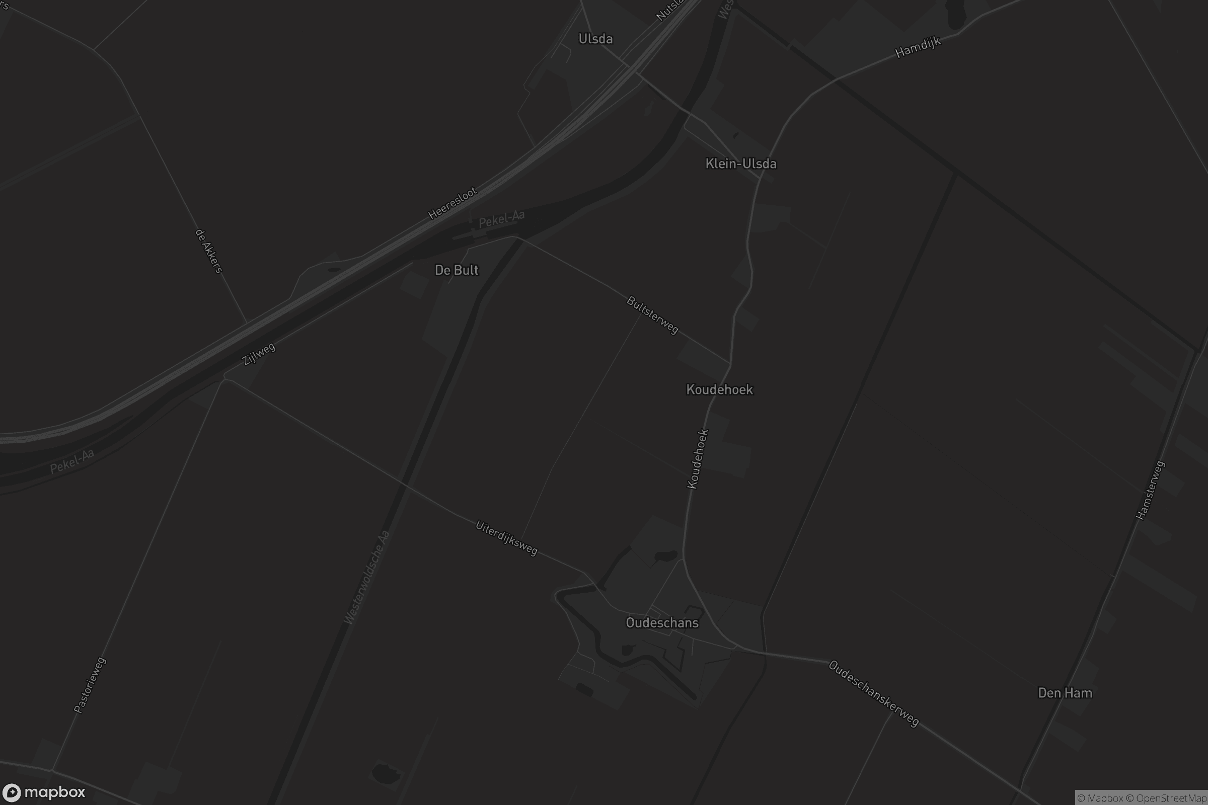 Kaart van Oudeschans