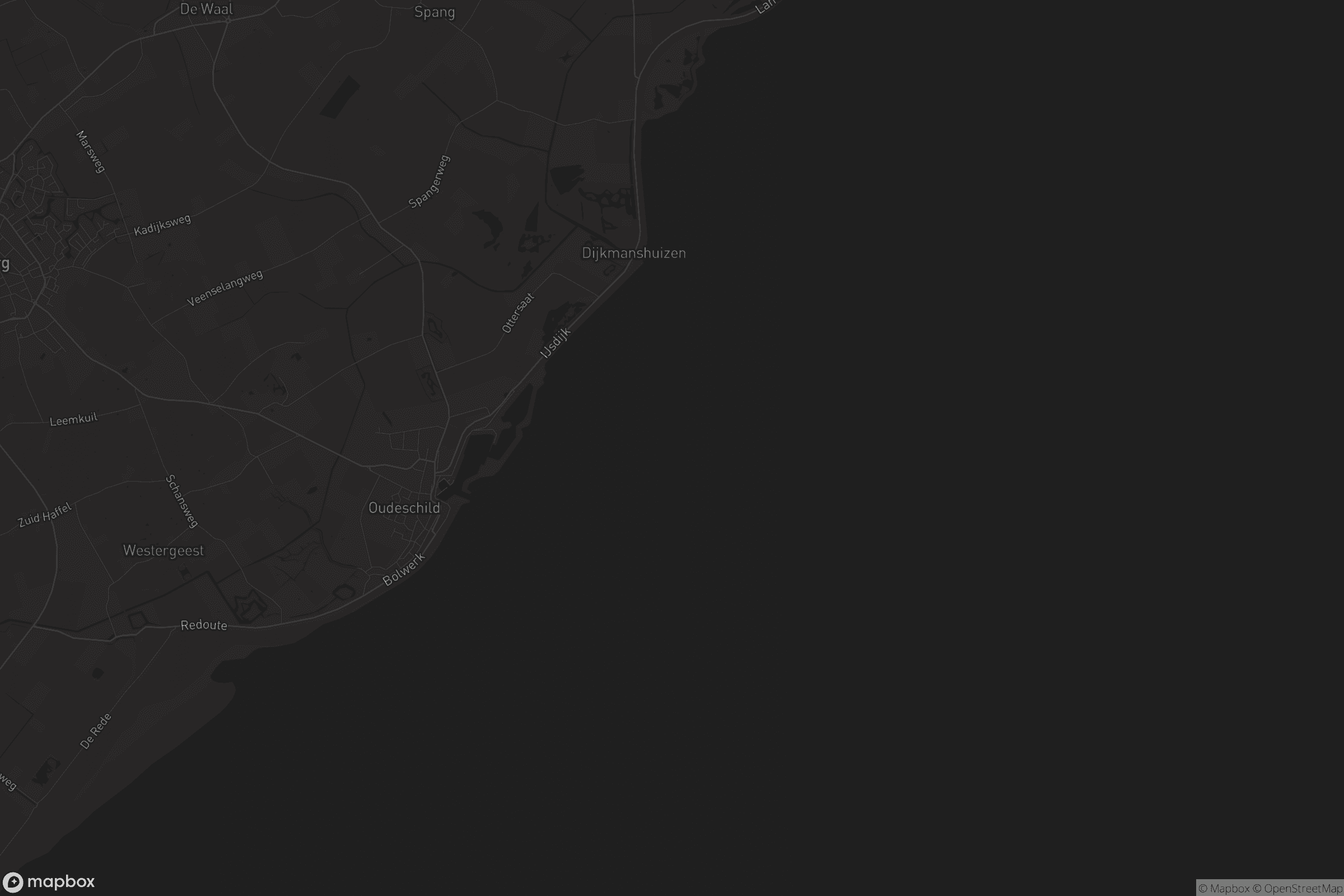 Kaart van Oudeschild