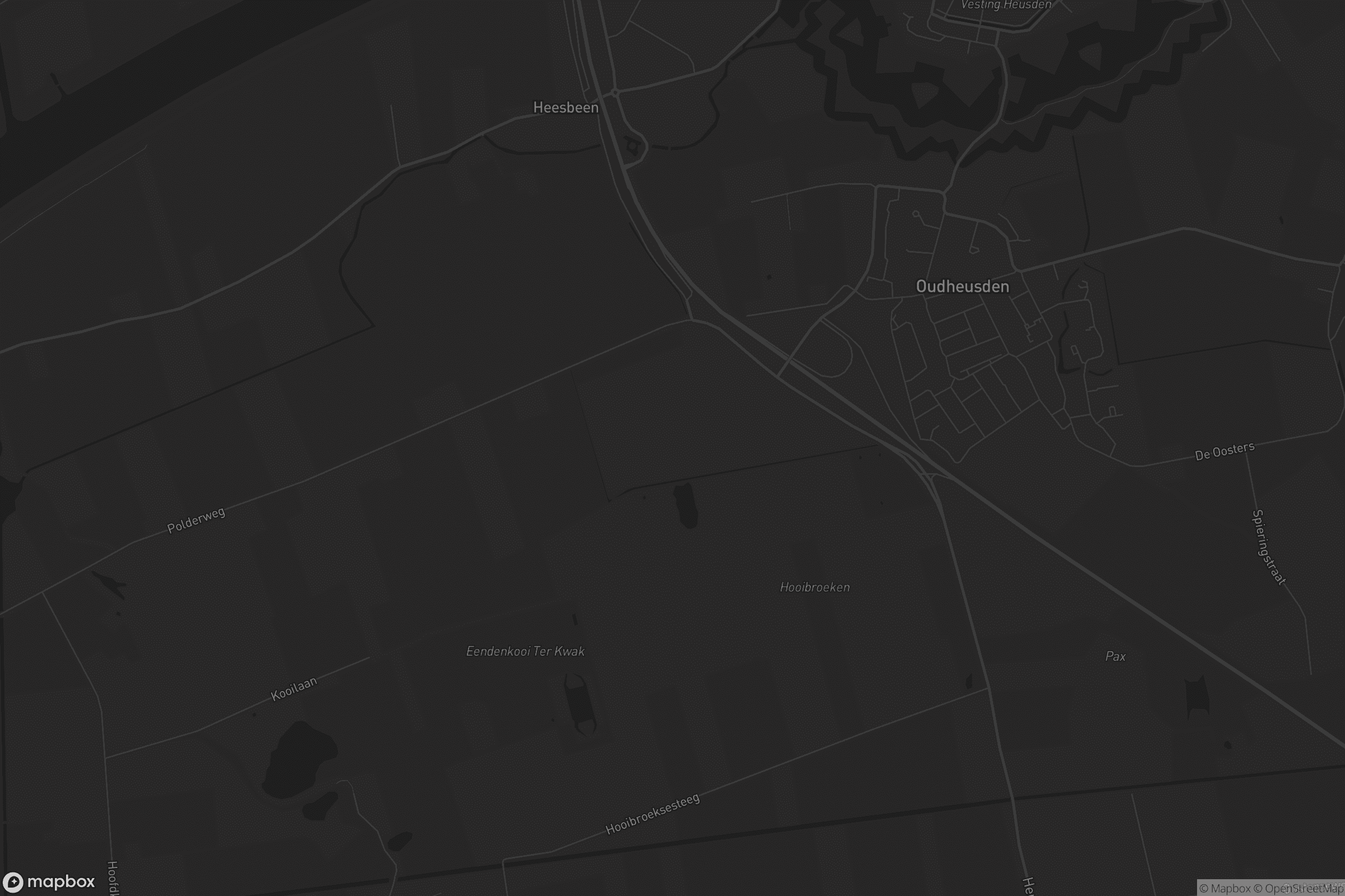 Kaart van Oudheusden