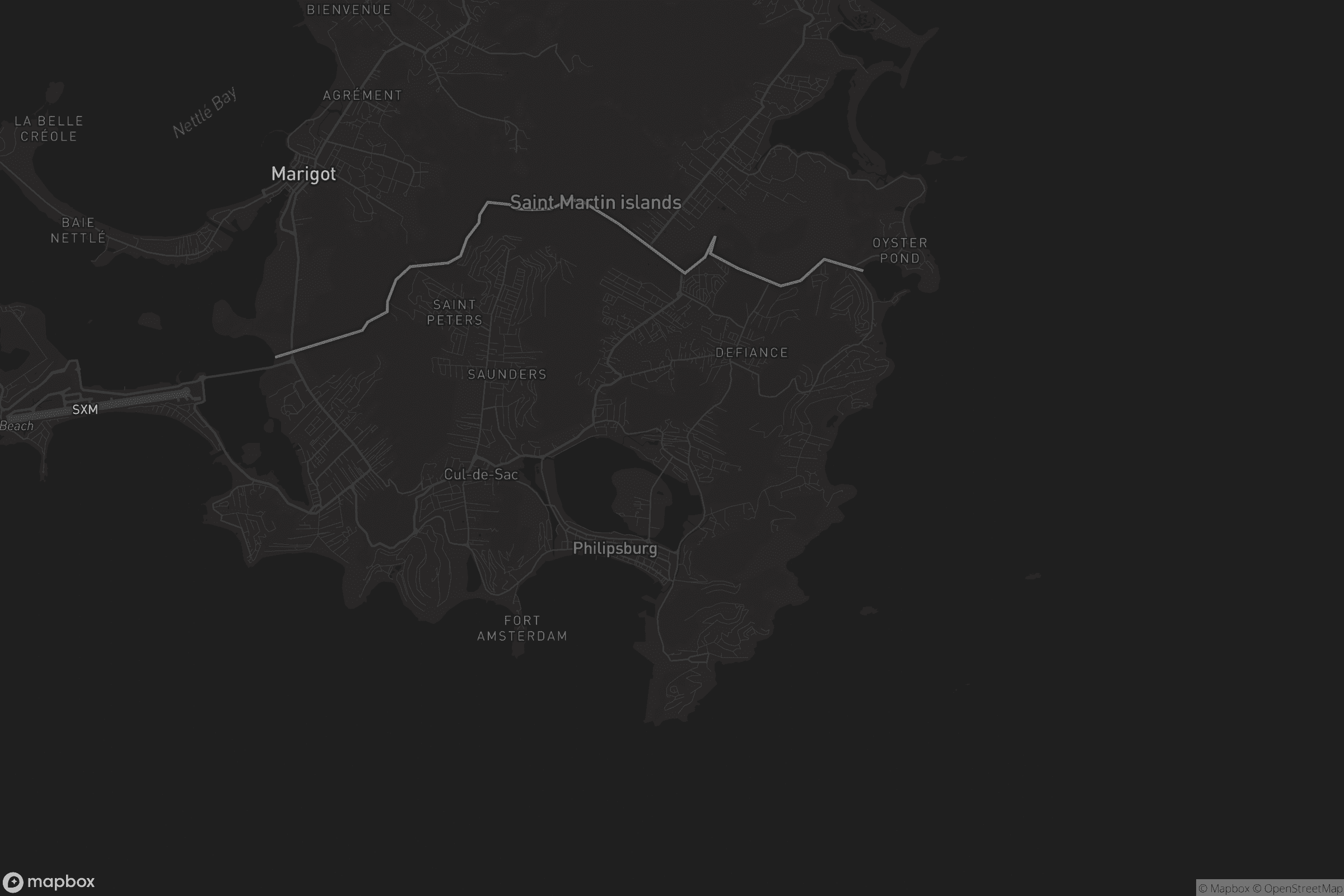 Kaart van Over the Pond