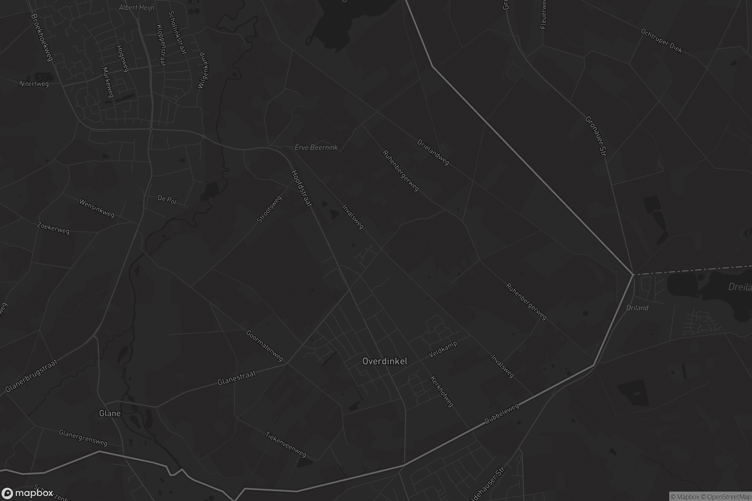 Kaart van Overdinkel