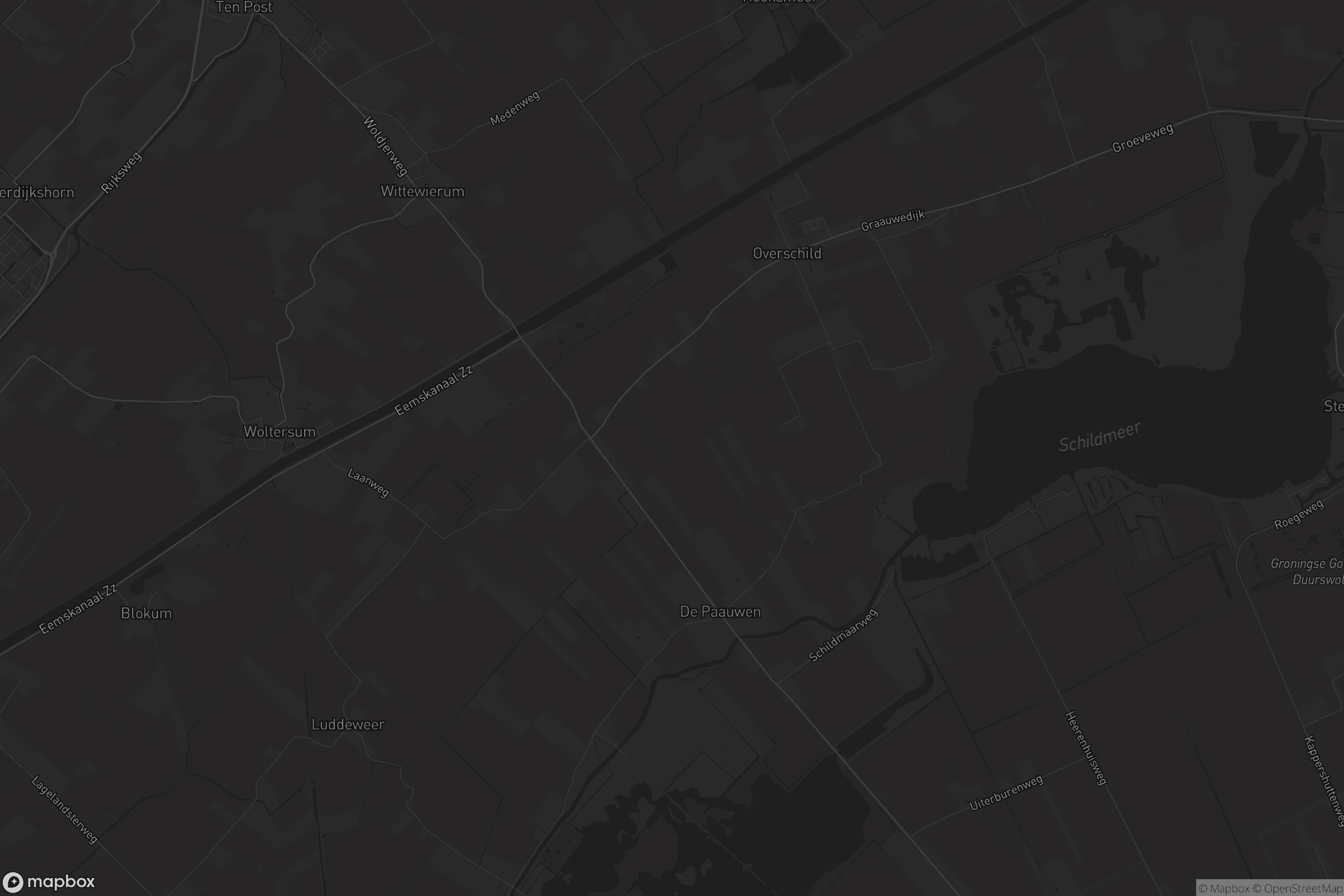 Kaart van Overschild